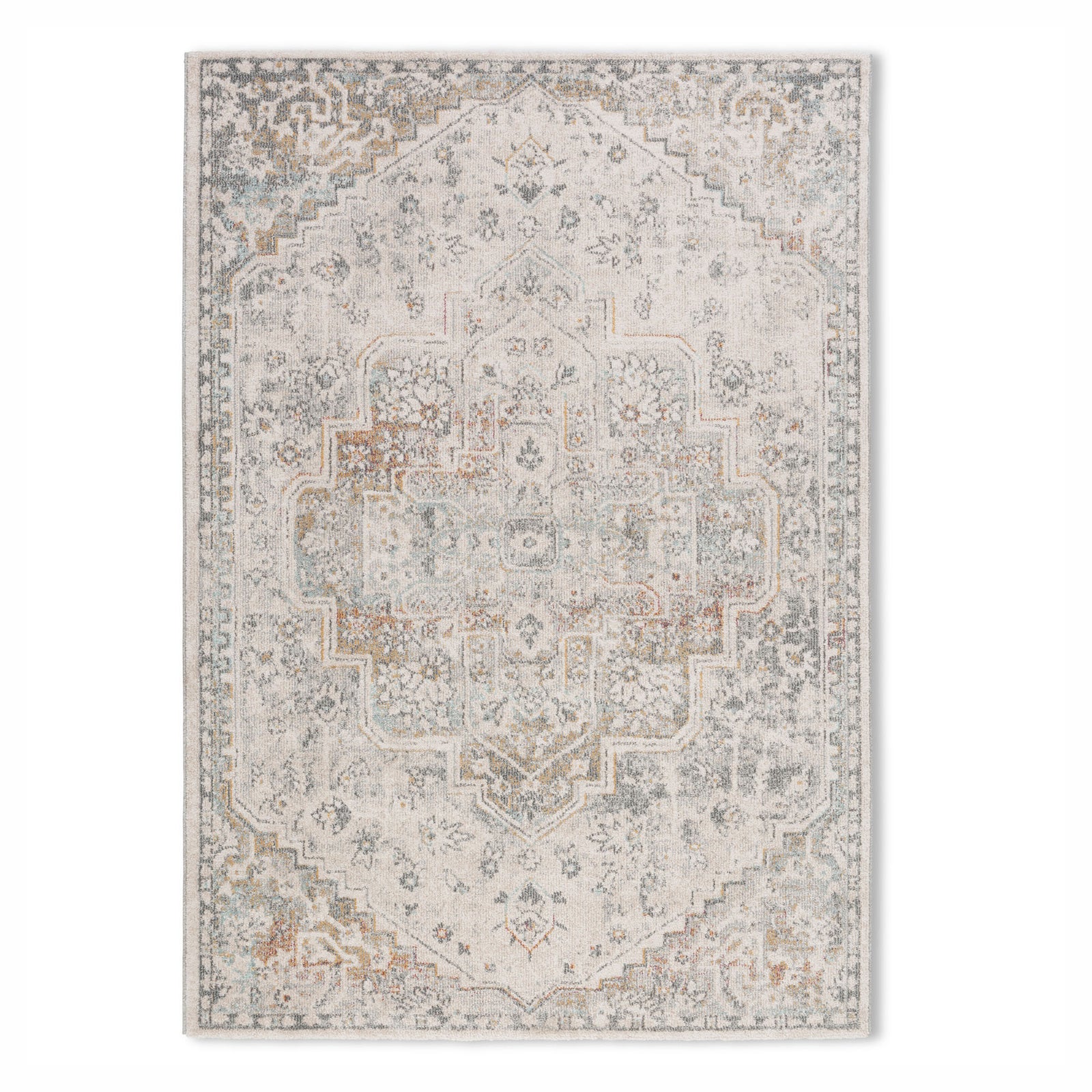 Tapis Cubana en polypropylène tissé à la machine, 5'-3" x 7'-6" (CUB-1501)