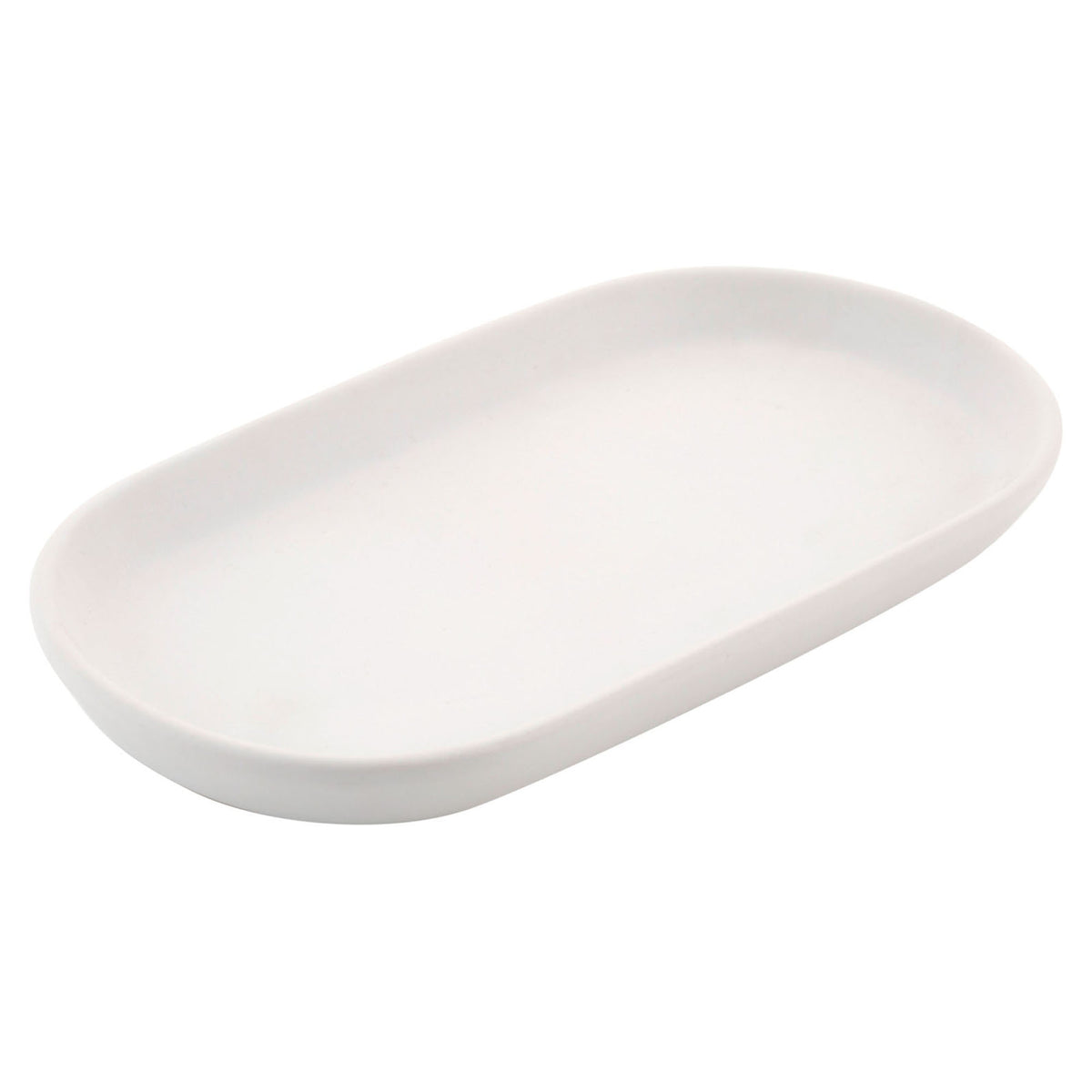 Plateau Anitra en céramique, blanc