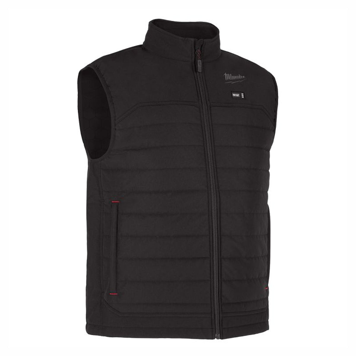 Gilet chauffant matelassé M12 Axis, grand (noir)