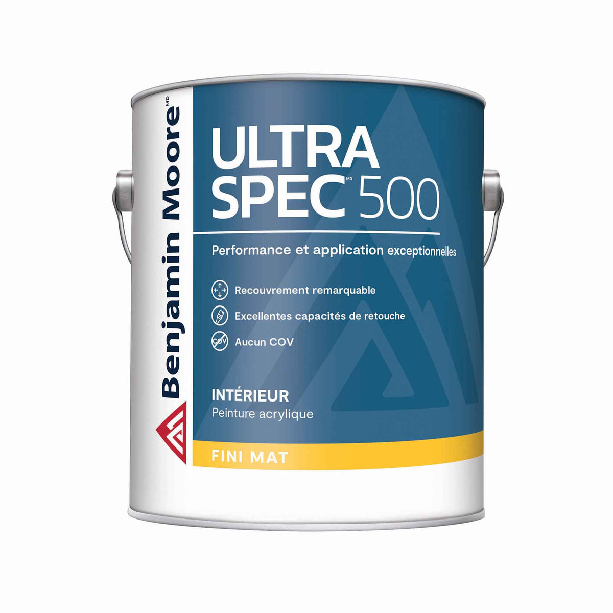 Peinture d&#39;intérieur Ultra Spec 500 mat blanc, 3,79 L