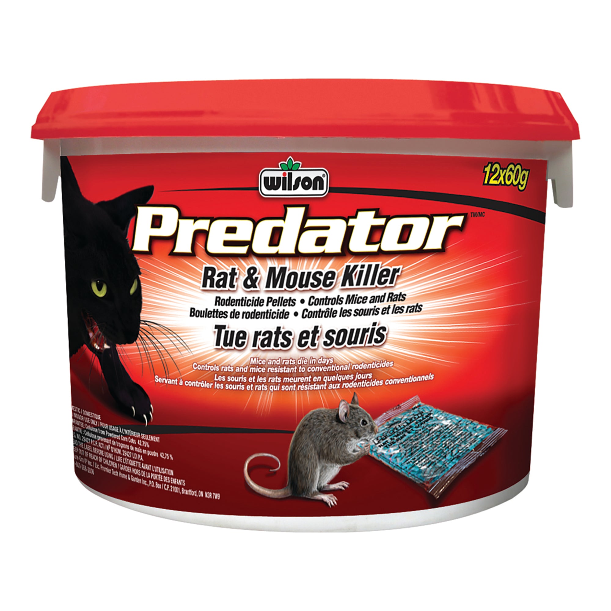 Tue rats et souris en pastilles WILSON PREDATOR, 720 g