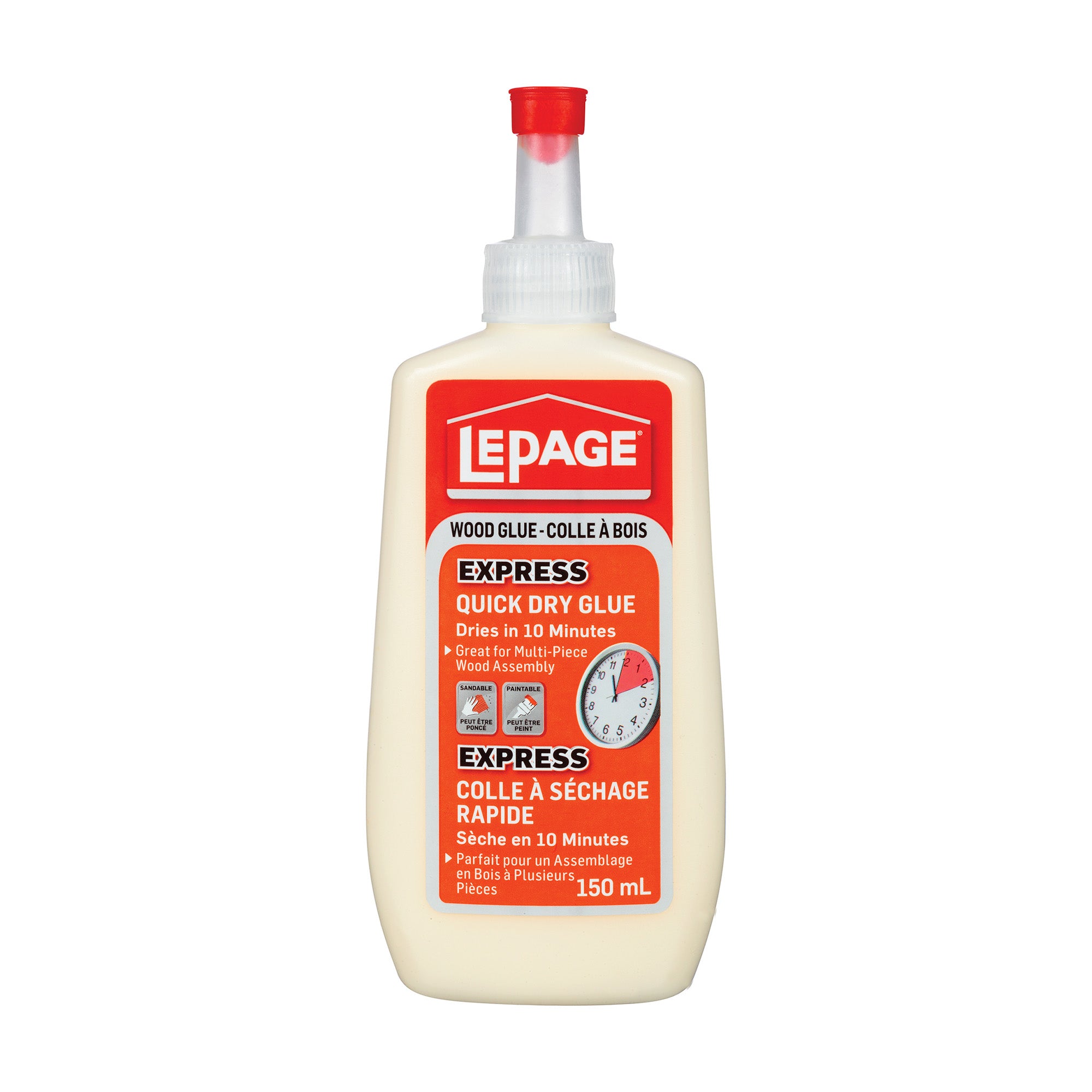 Colle à séchage rapide pour assemblage en bois, 150 ml