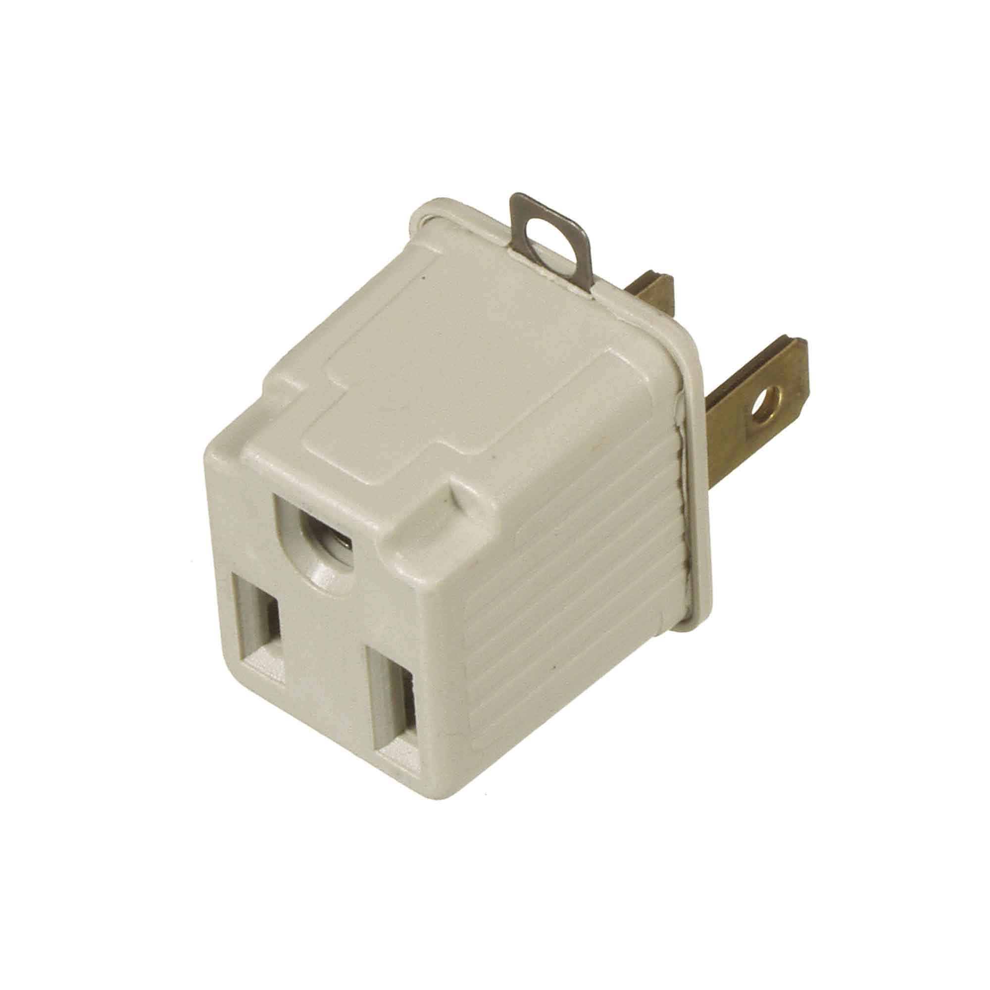 Adaptateur gris , 15 A-125 V