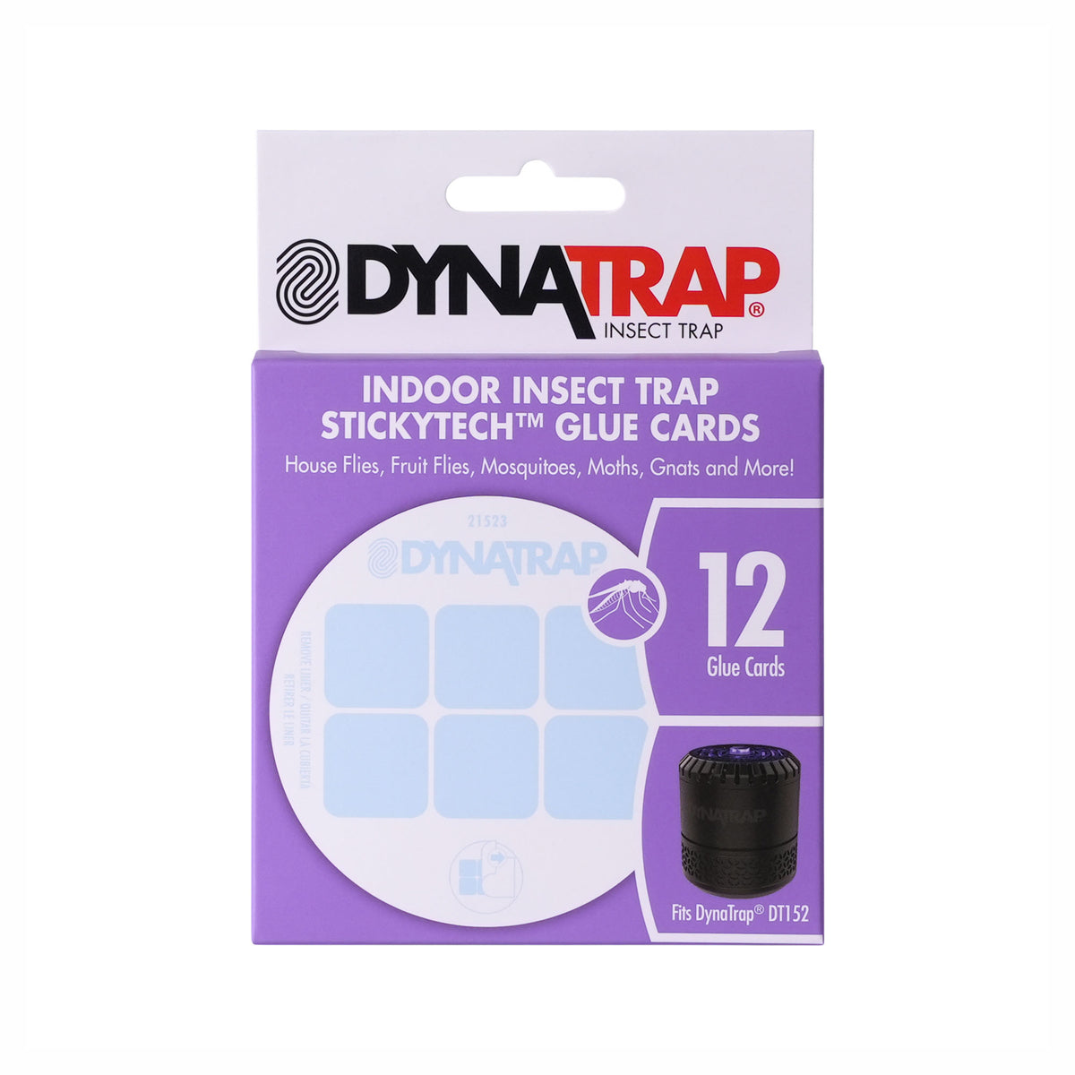 Cartes de rechange adhésives Dynatrap StickyTech, 12 unités