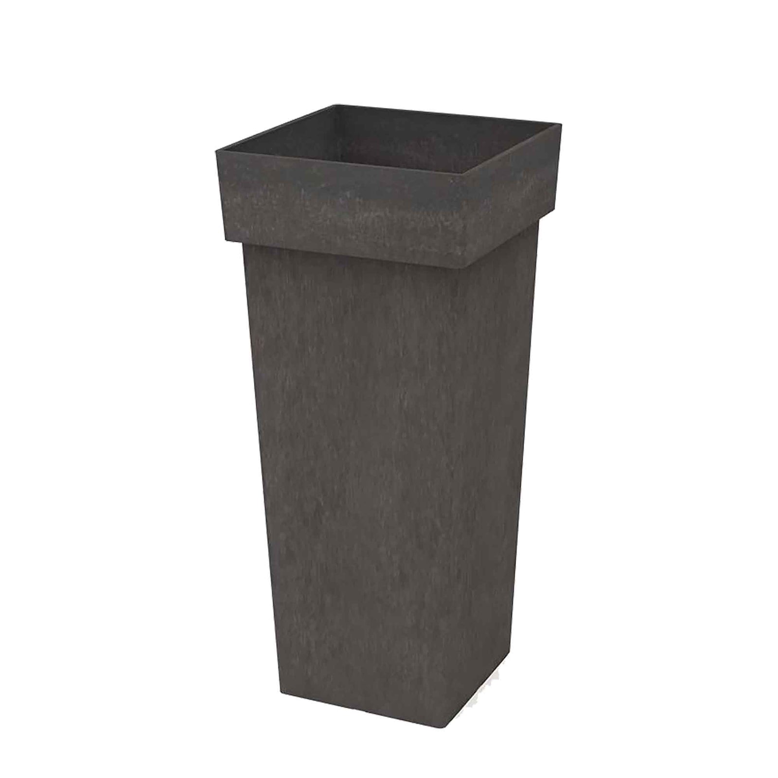 Jardinière Argos haute et anthracite, 14" x 14" x 32"