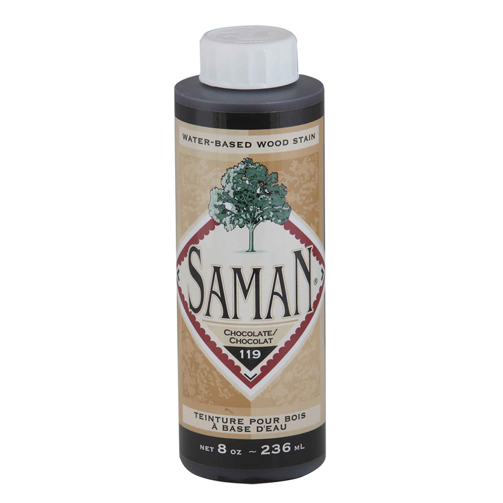 Teinture pour bois à base d'eau Chocolat, 236 ml                 