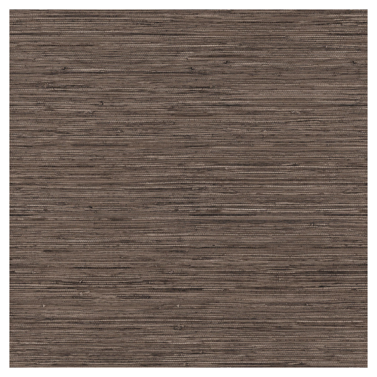 Papier peint adhésif à imitation de fibre végétale, 20,5" x 16,5' (marron)