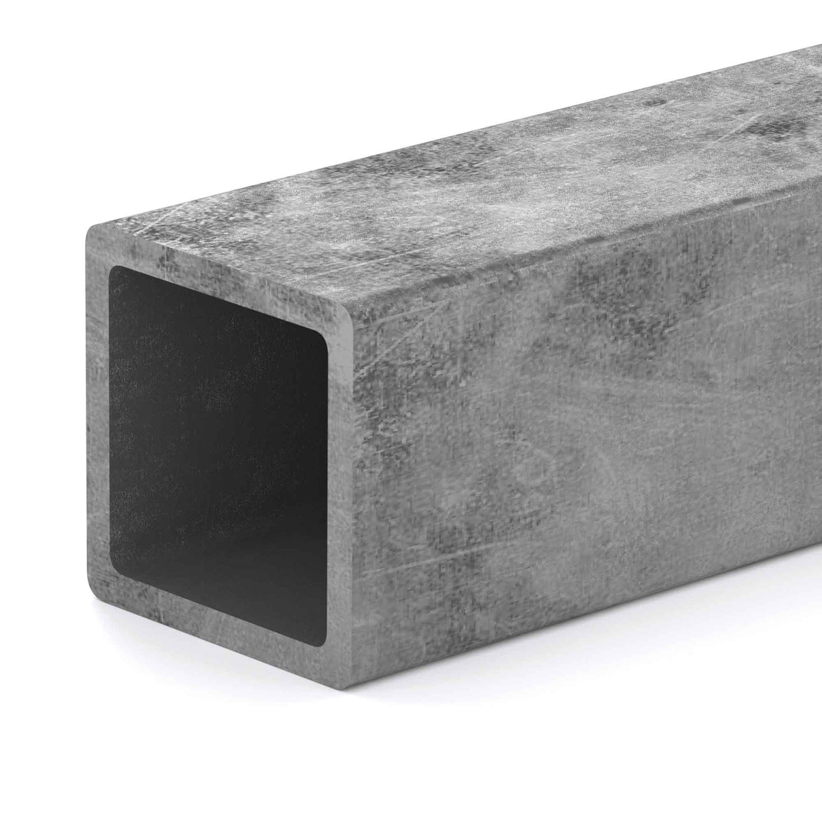 Tube carré en acier non plaqué, 3/4'' x 48''