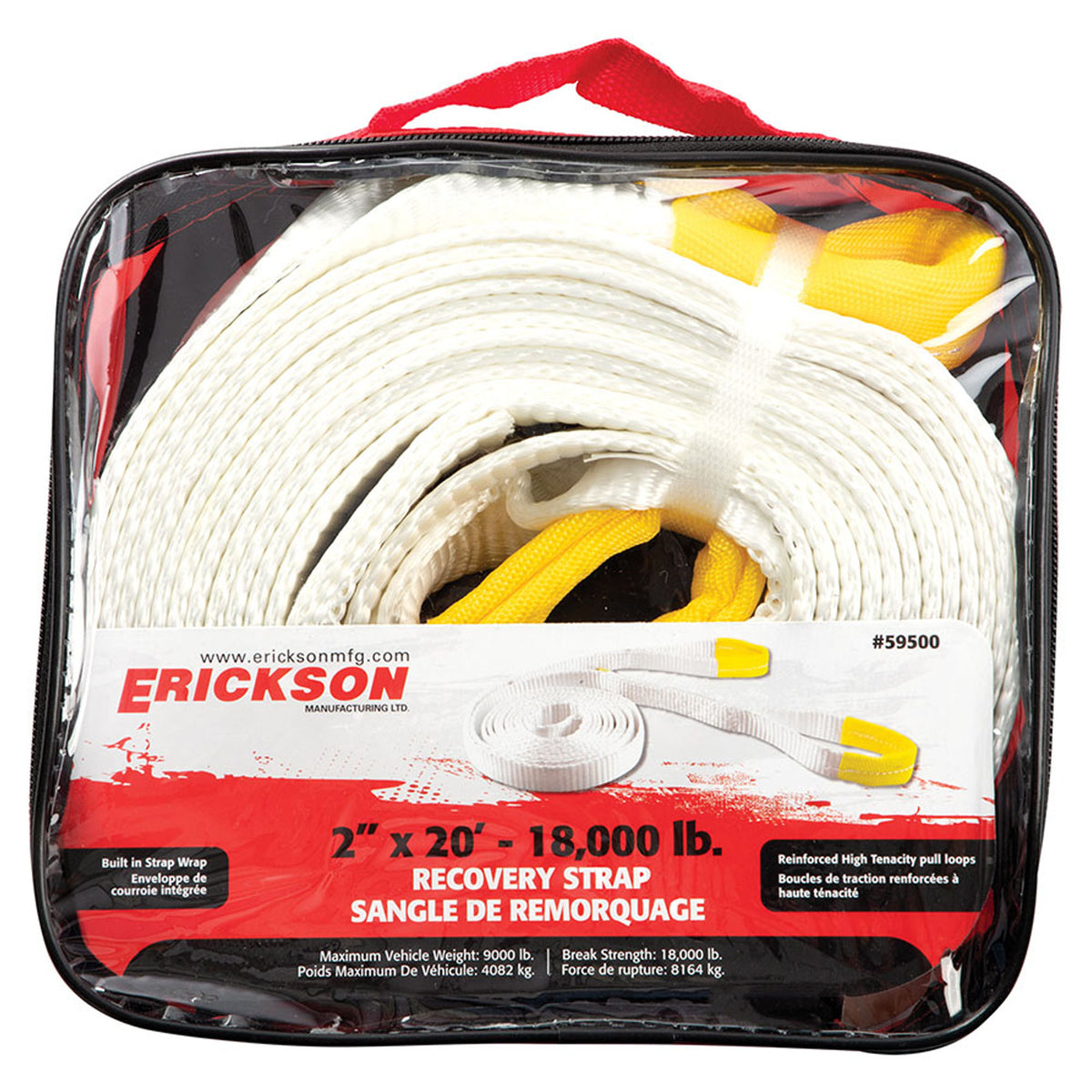 Sangle de remorquage, 2" x 20' (18 000 lb)