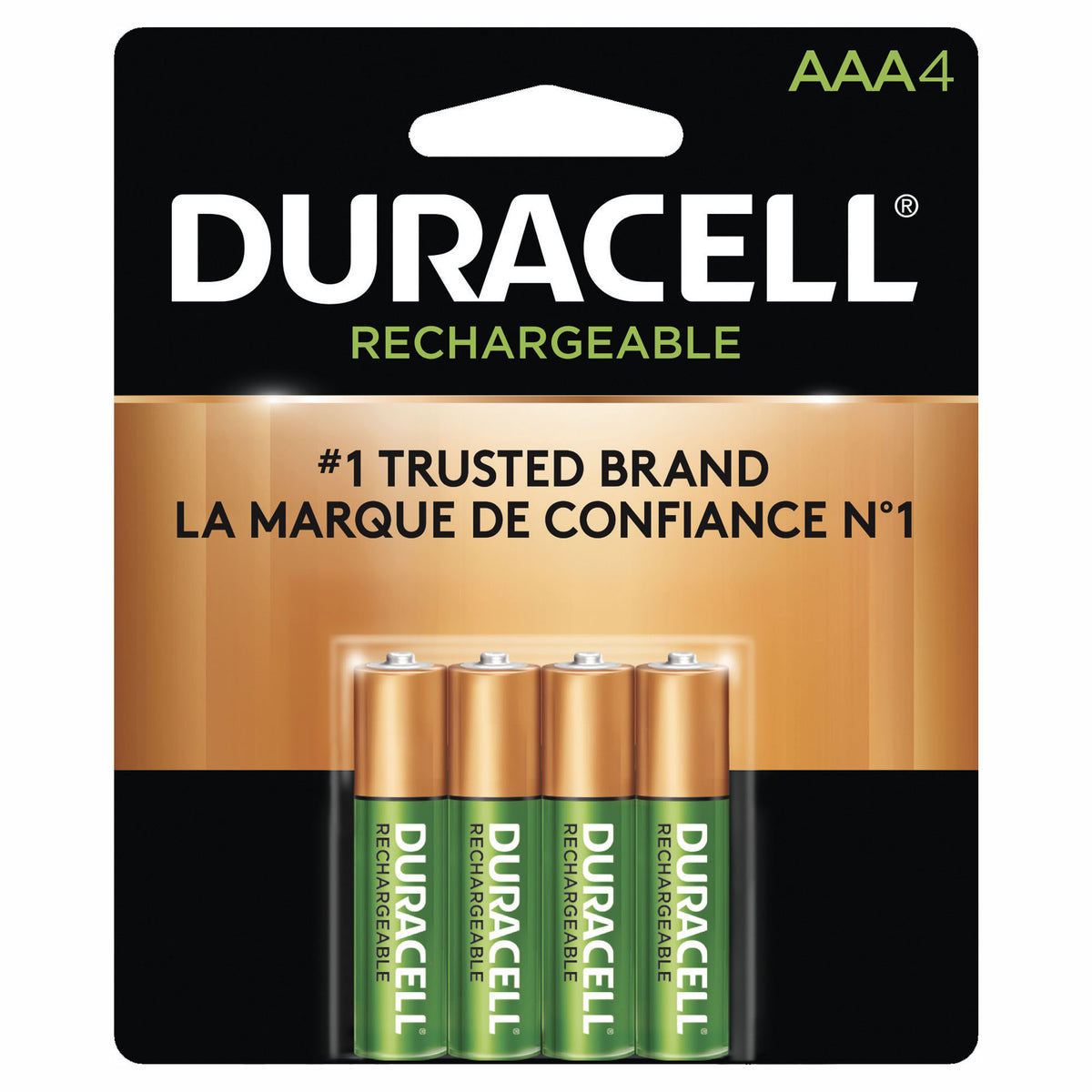 Pile rechargeable AAA, 4 unités