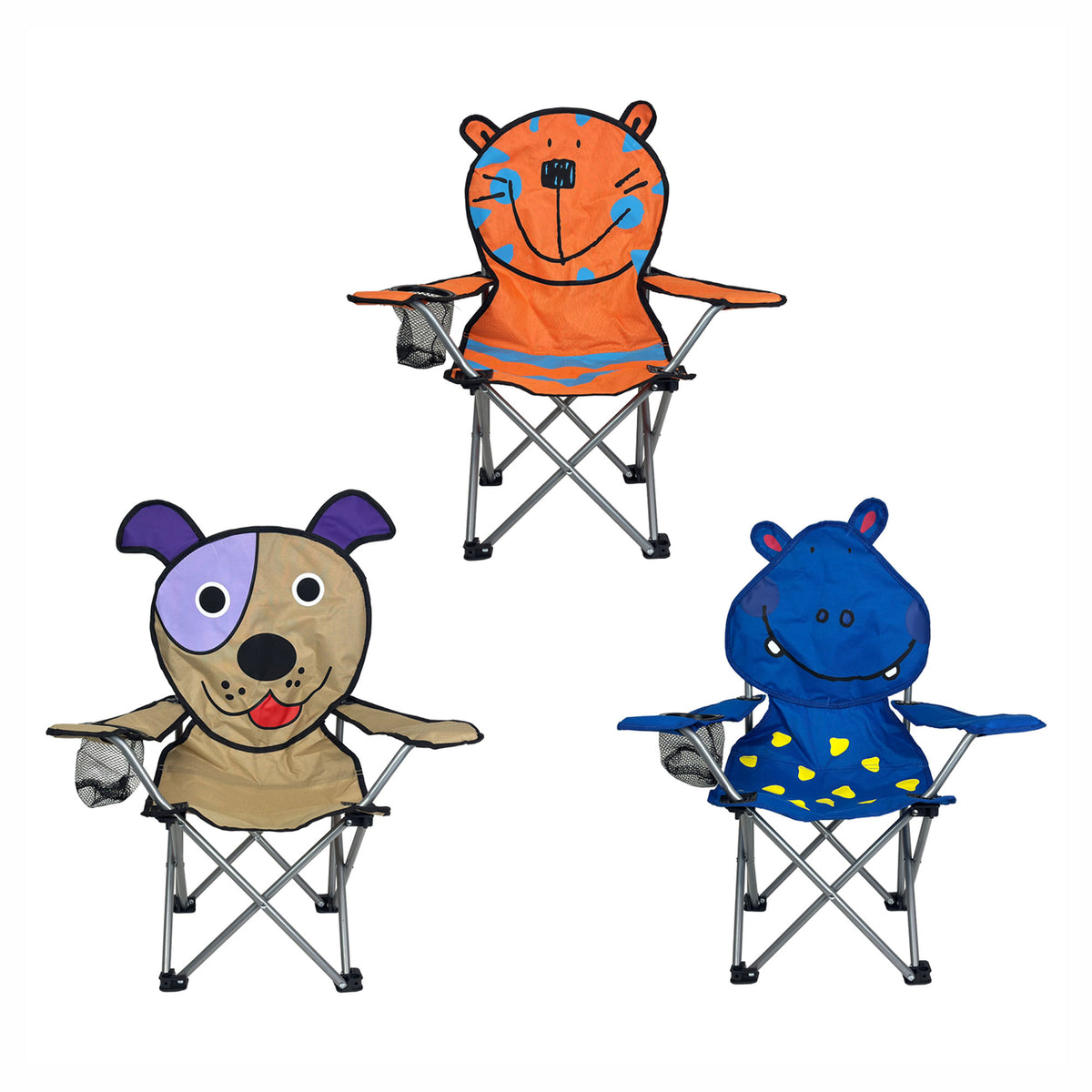 Chaise pliante pour enfants Sproat, 3 modèles assortis