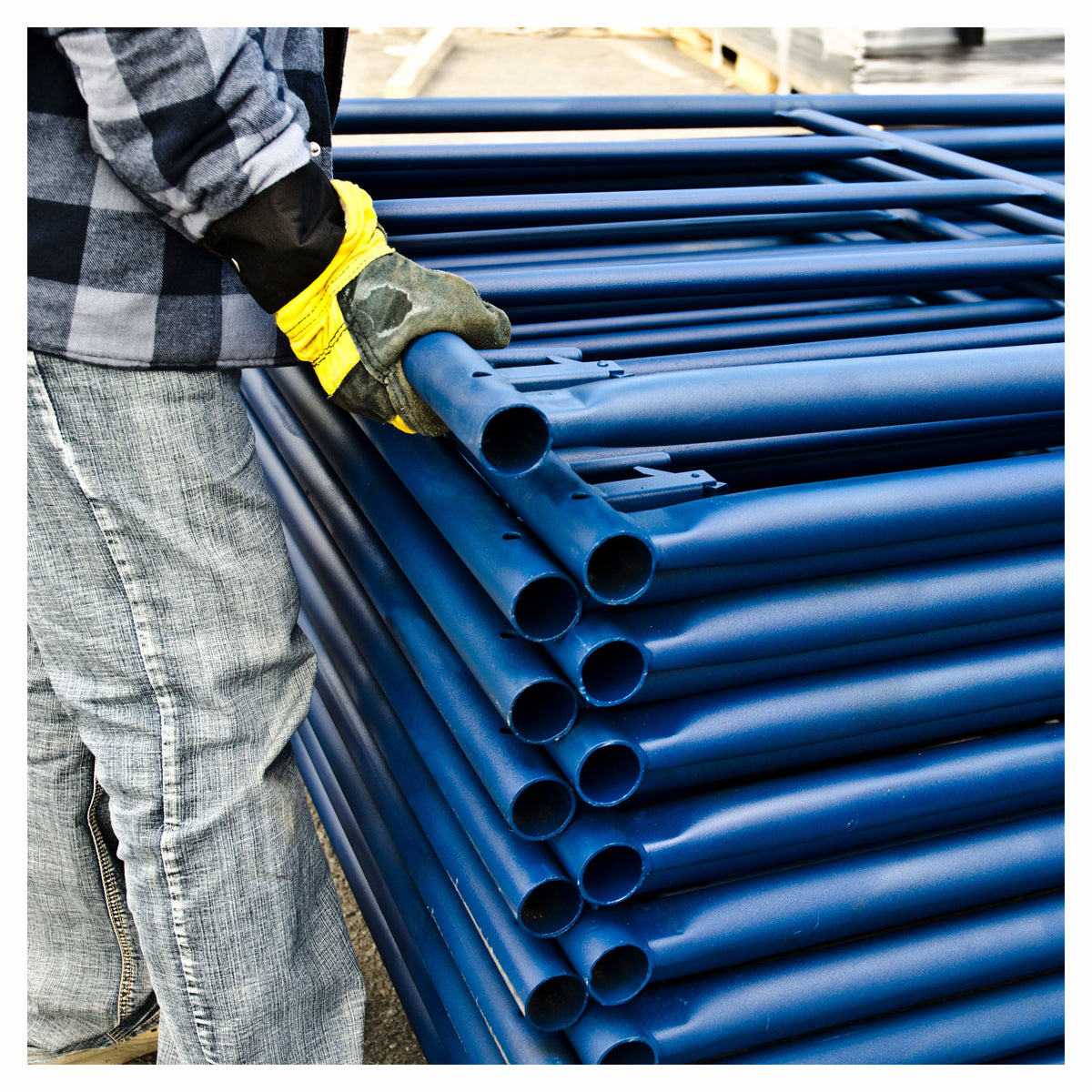 Cadre d’extrémité en acier pour échafaudage Saferstack, 60'' x 30''