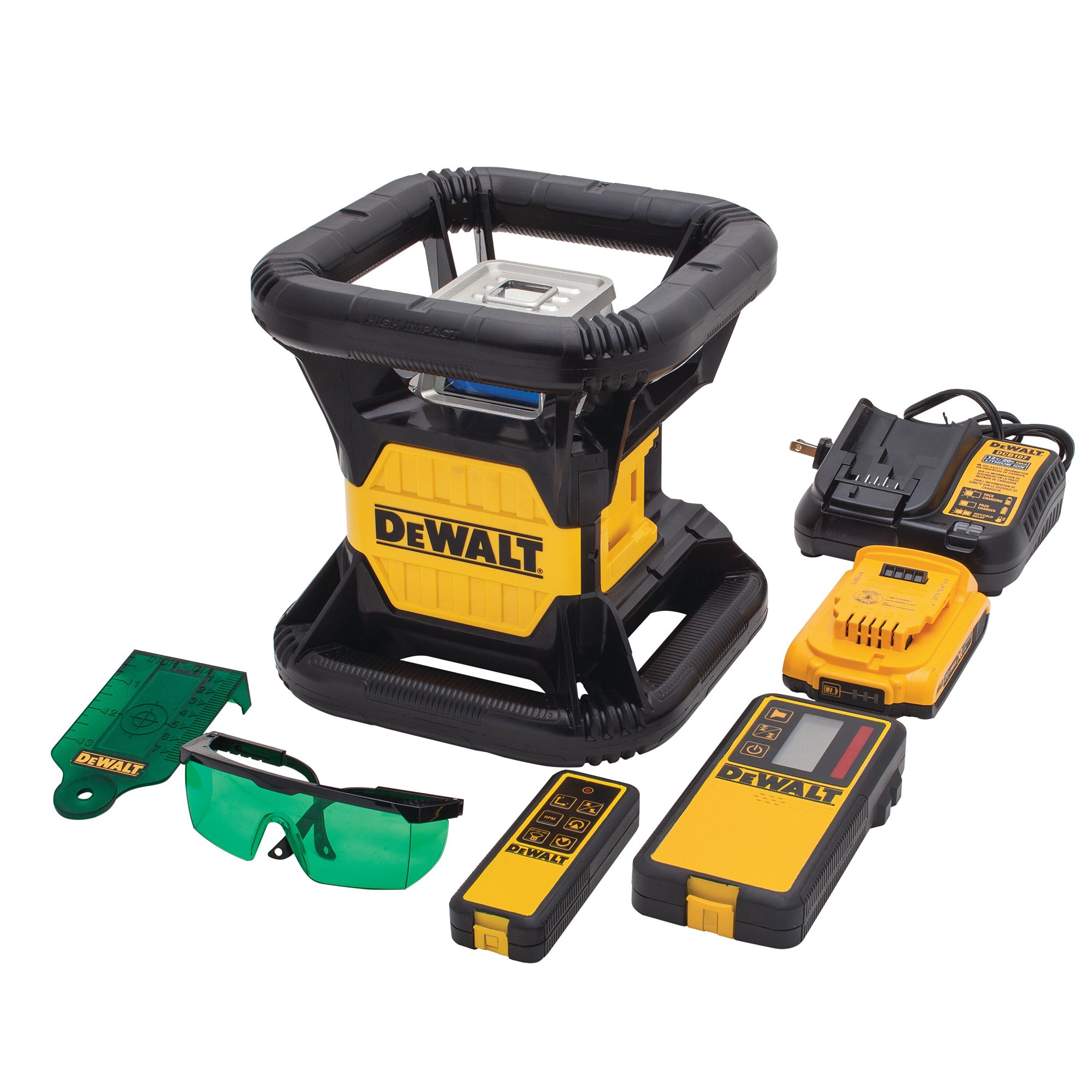 Laser DEWALT 20V MAX rotatif vert puissant