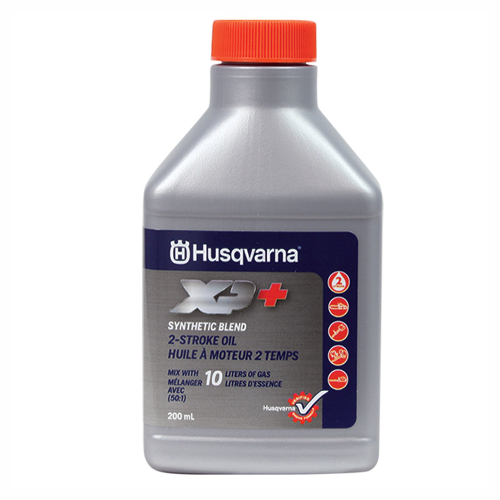 Huile synthétique pour moteur à 2 temps XP+, 200 ml