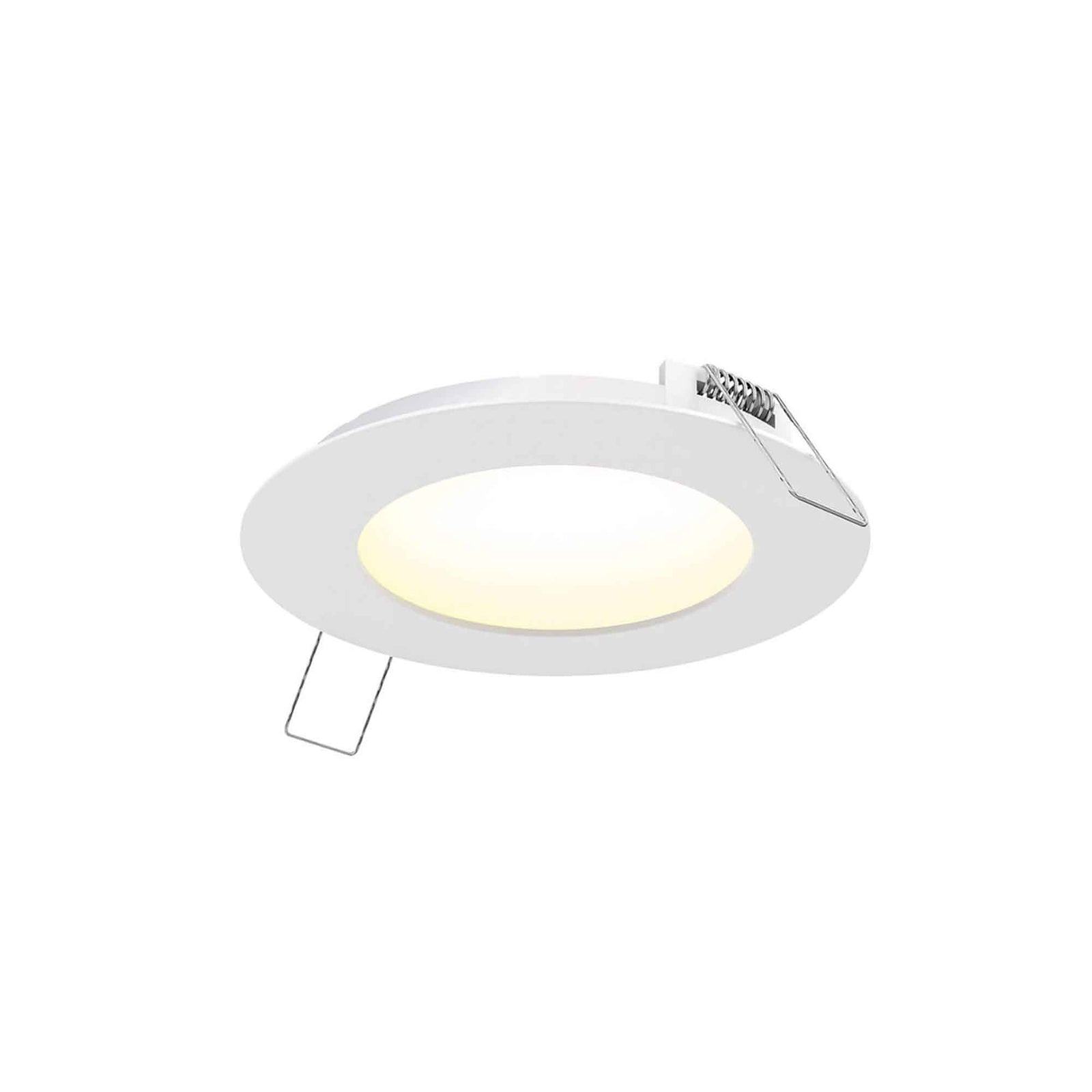 Panneaux à DEL 5 CCT encastré et ultra mince blanc, 4'' 