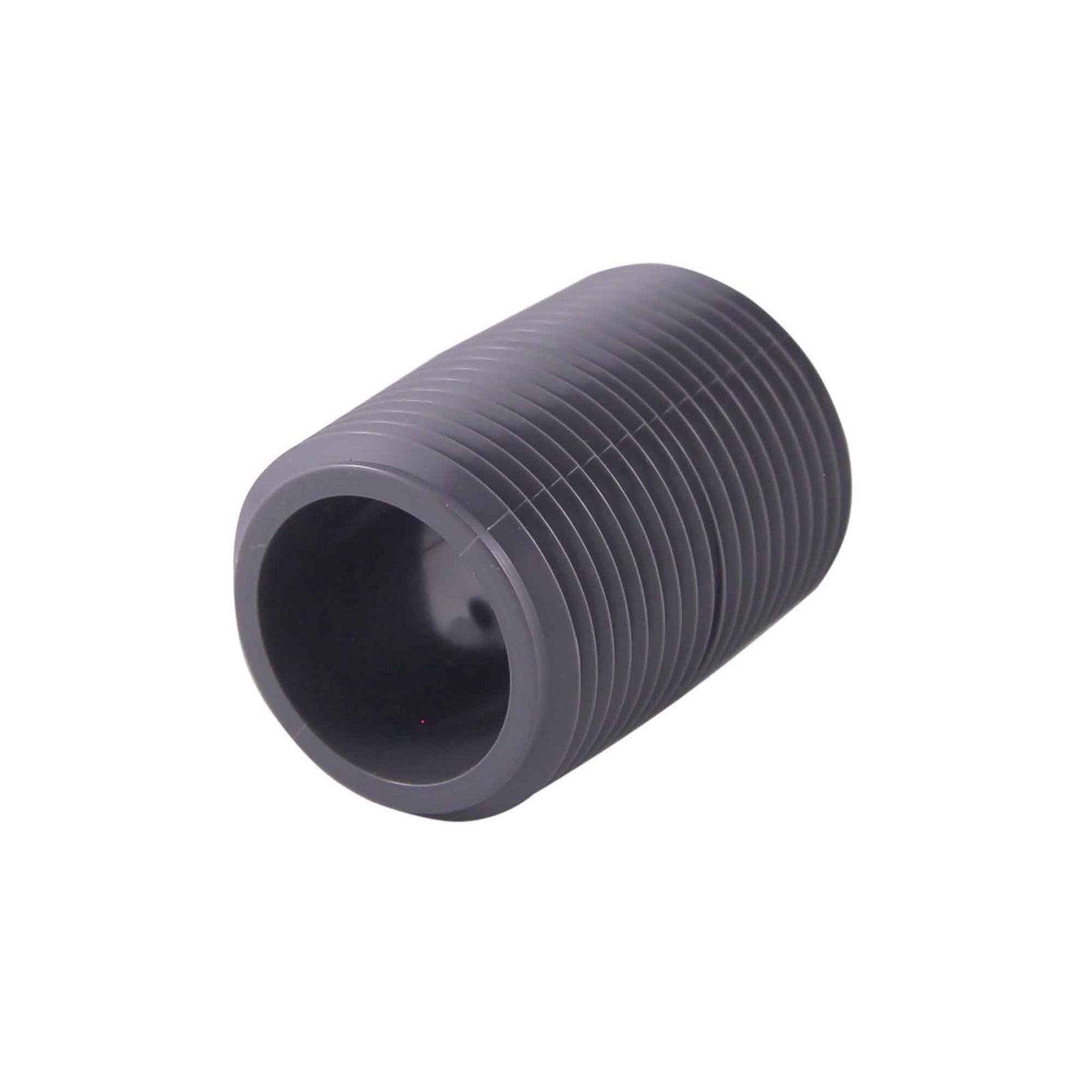 Mamelon Sch80 en PVC gris, 3/4" x 1-3/8"