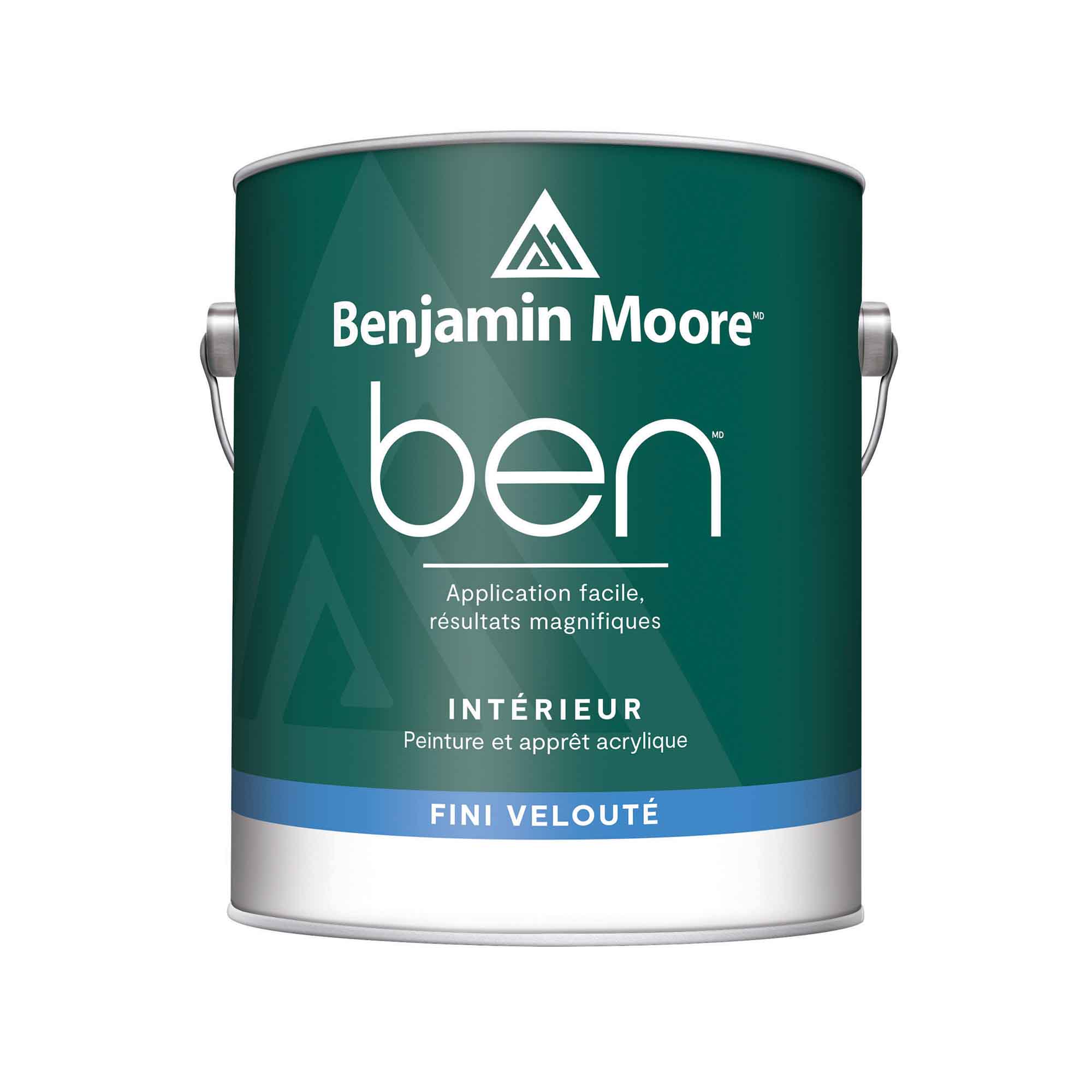 Peinture et apprêt d’intérieur Ben velouté base 2, 3,79 L