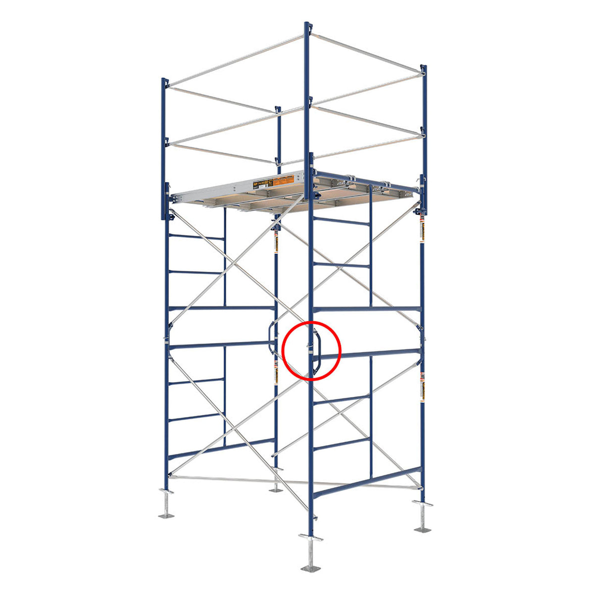 Verrou banane pour échafaudage, 13"