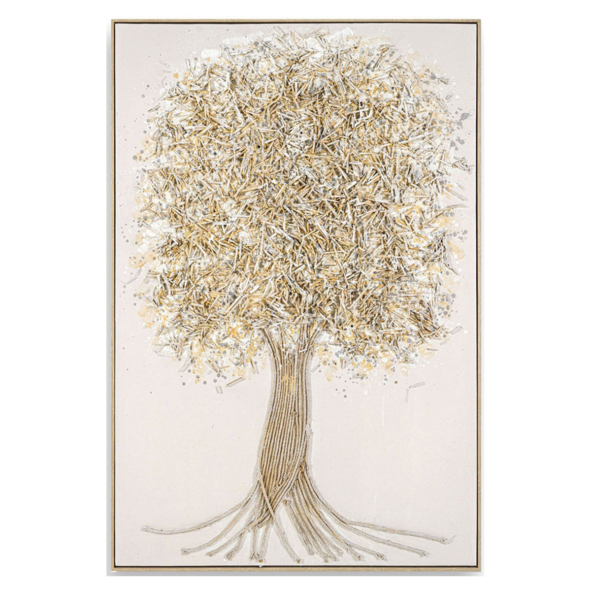 Canevas d’arbre à relief, 32-1/4'' x 48"