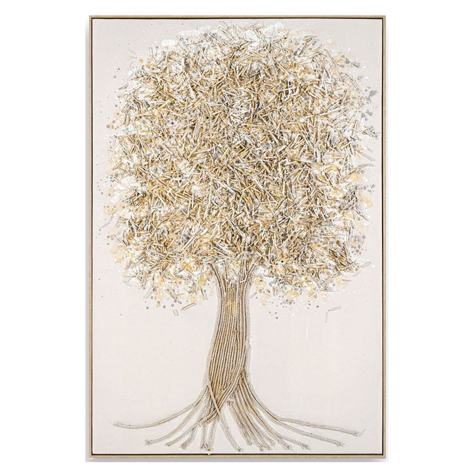 Canevas d’arbre à relief, 32-1/4'' x 48"