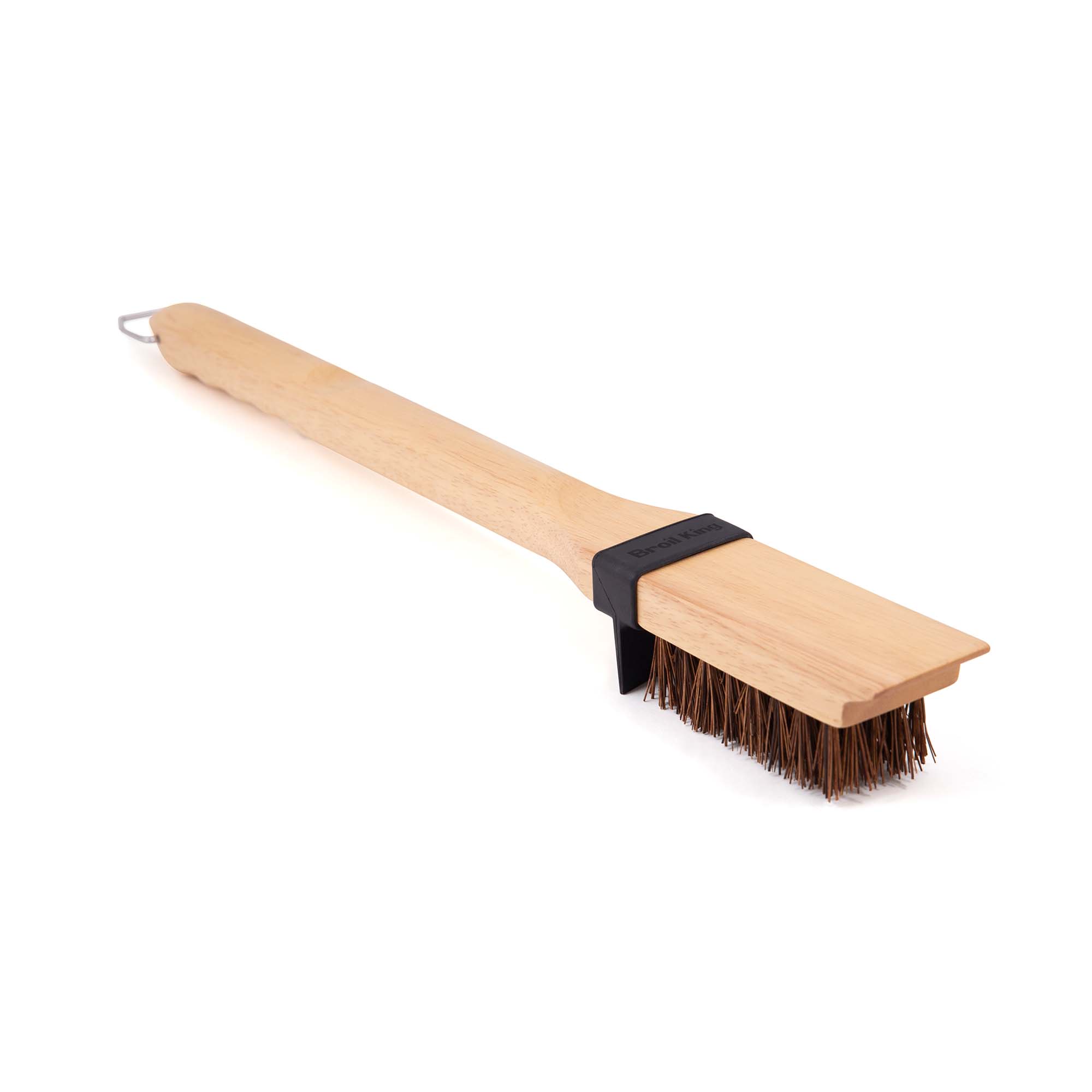 Brosse à BBQ robuste en bois avec fibre de bois de palmyre, 20''