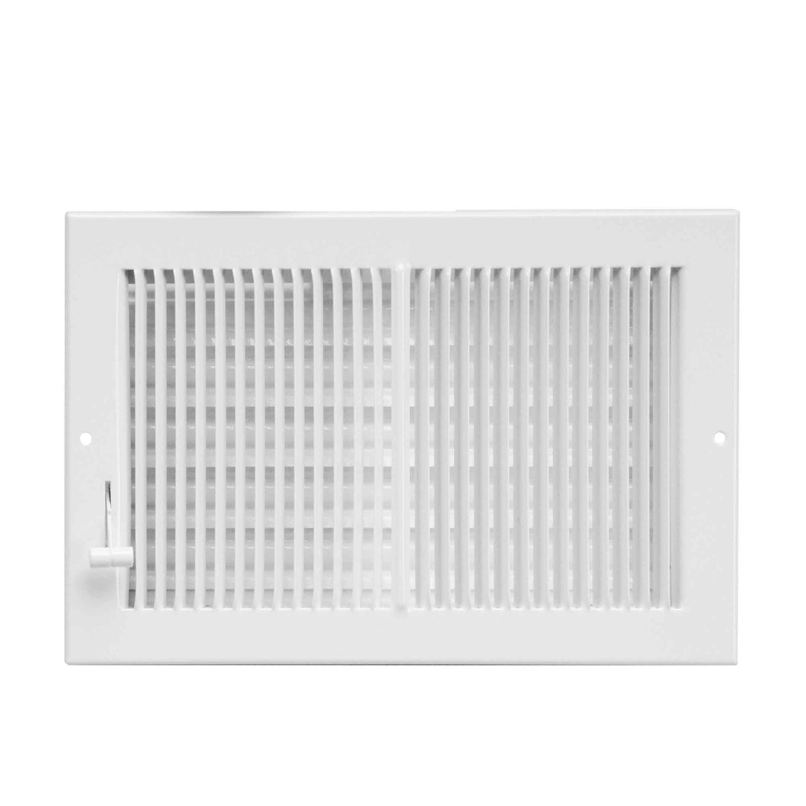 Registre mural bidirectionnel en blanc, 6" x 10"