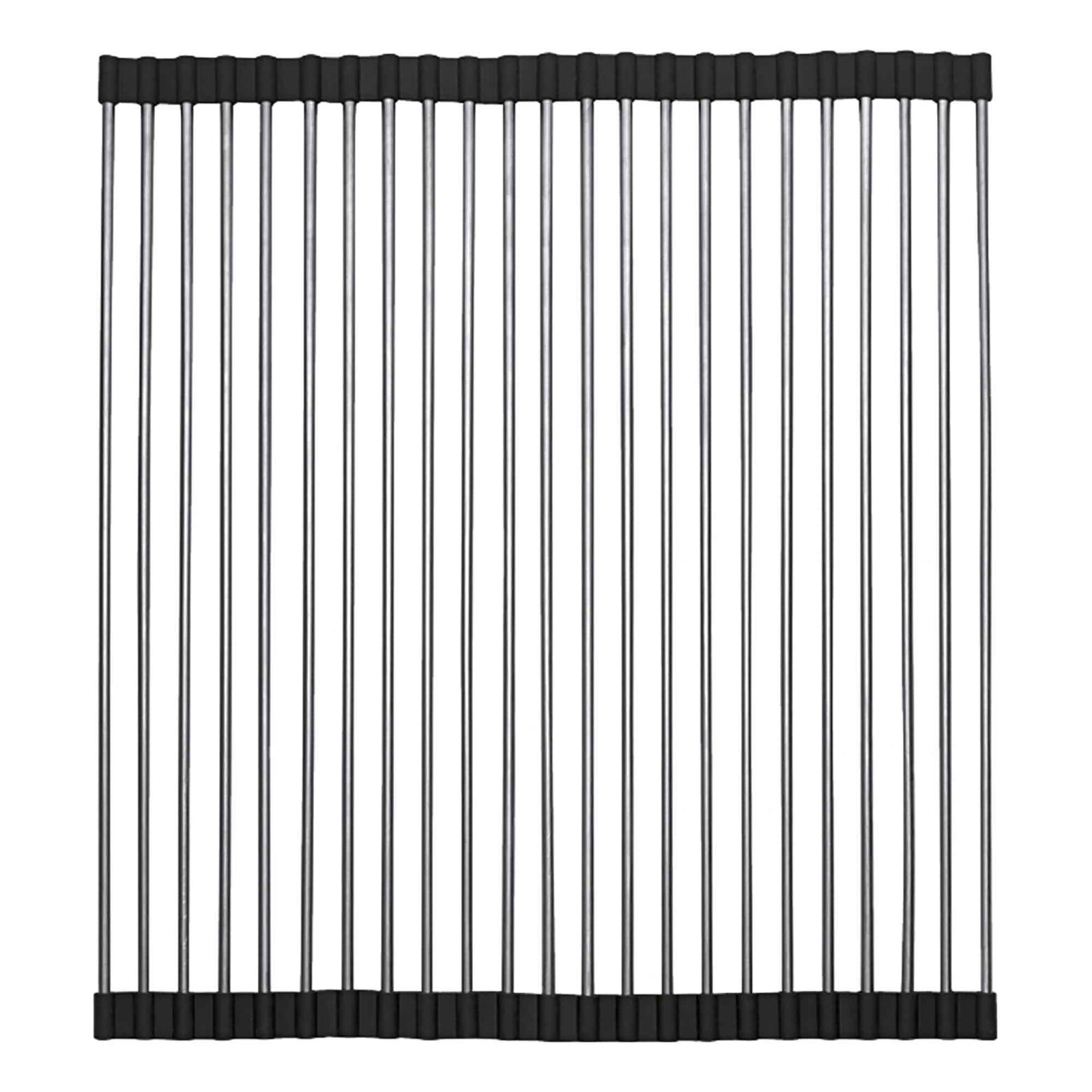 Grille enroulable en acier inoxydable poli, 13" x 18"