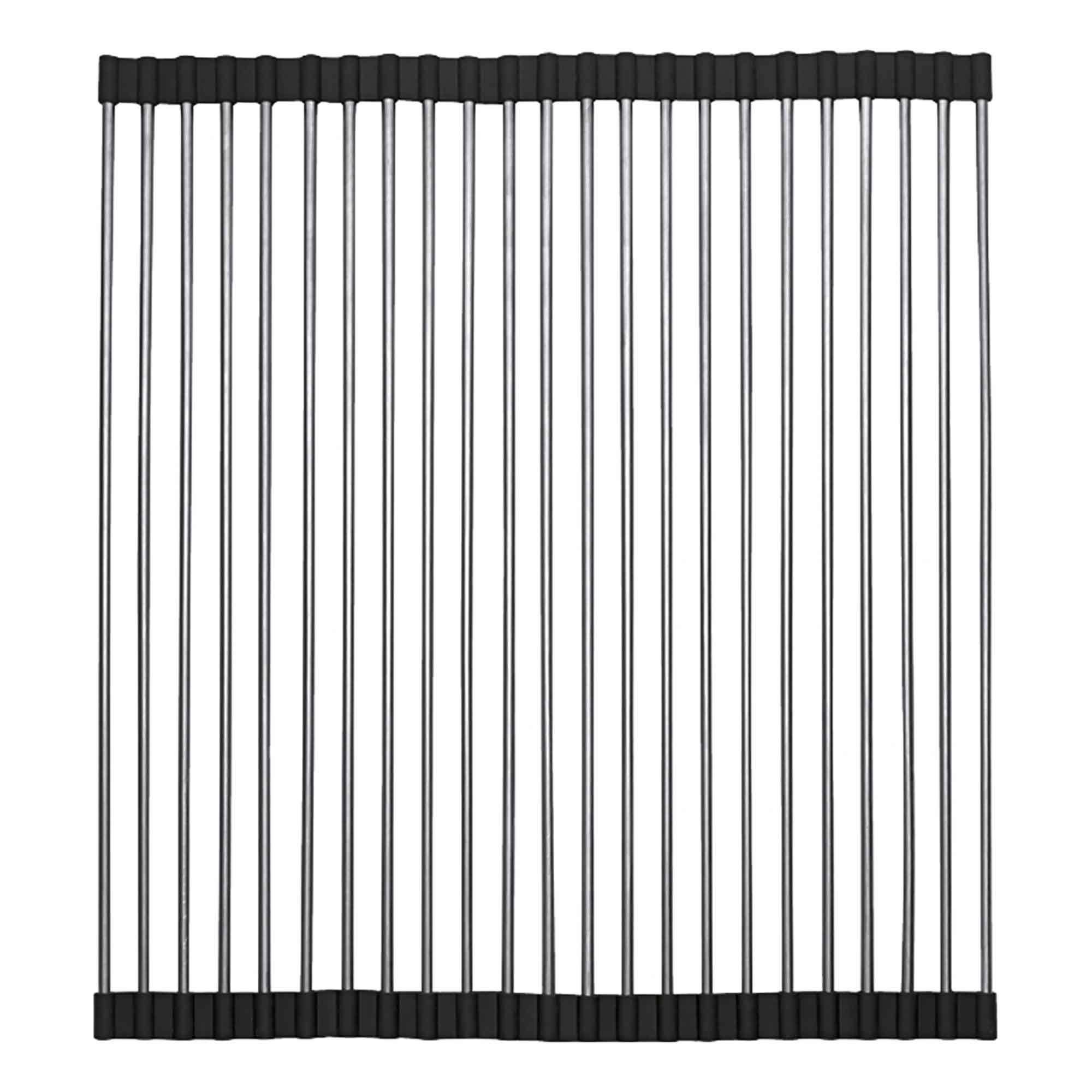 Grille enroulable en acier inoxydable poli, 13" x 18"