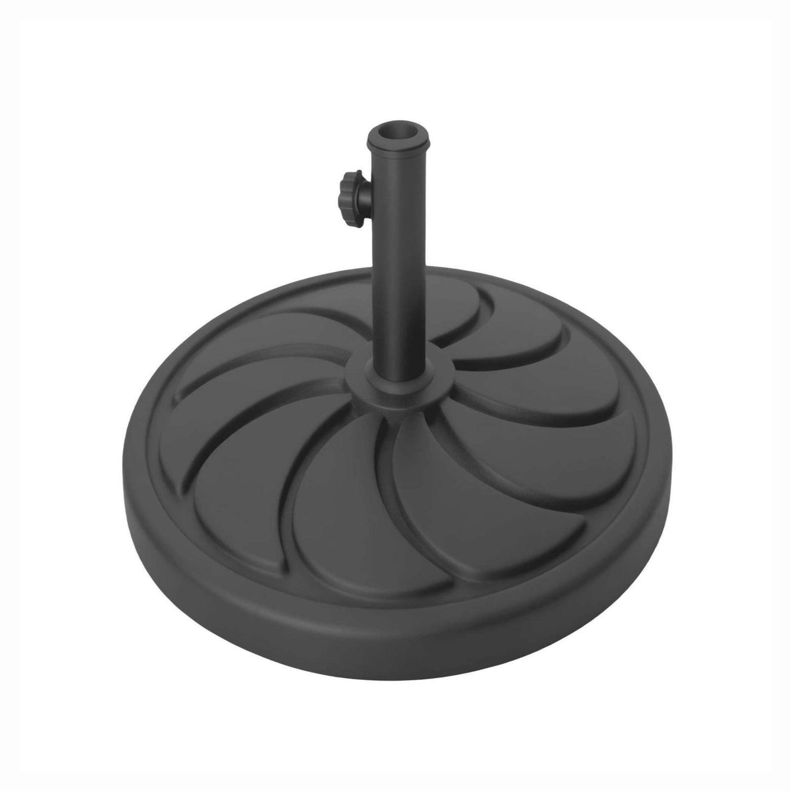 Base de parasol ronde en résine, 18 kg