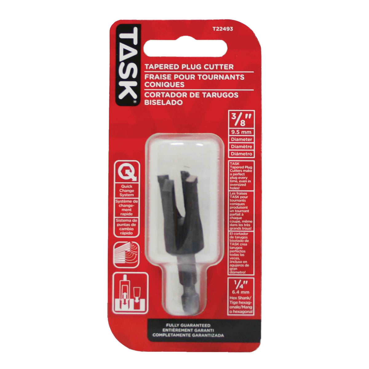 Foret taille-cheville, 3/8''