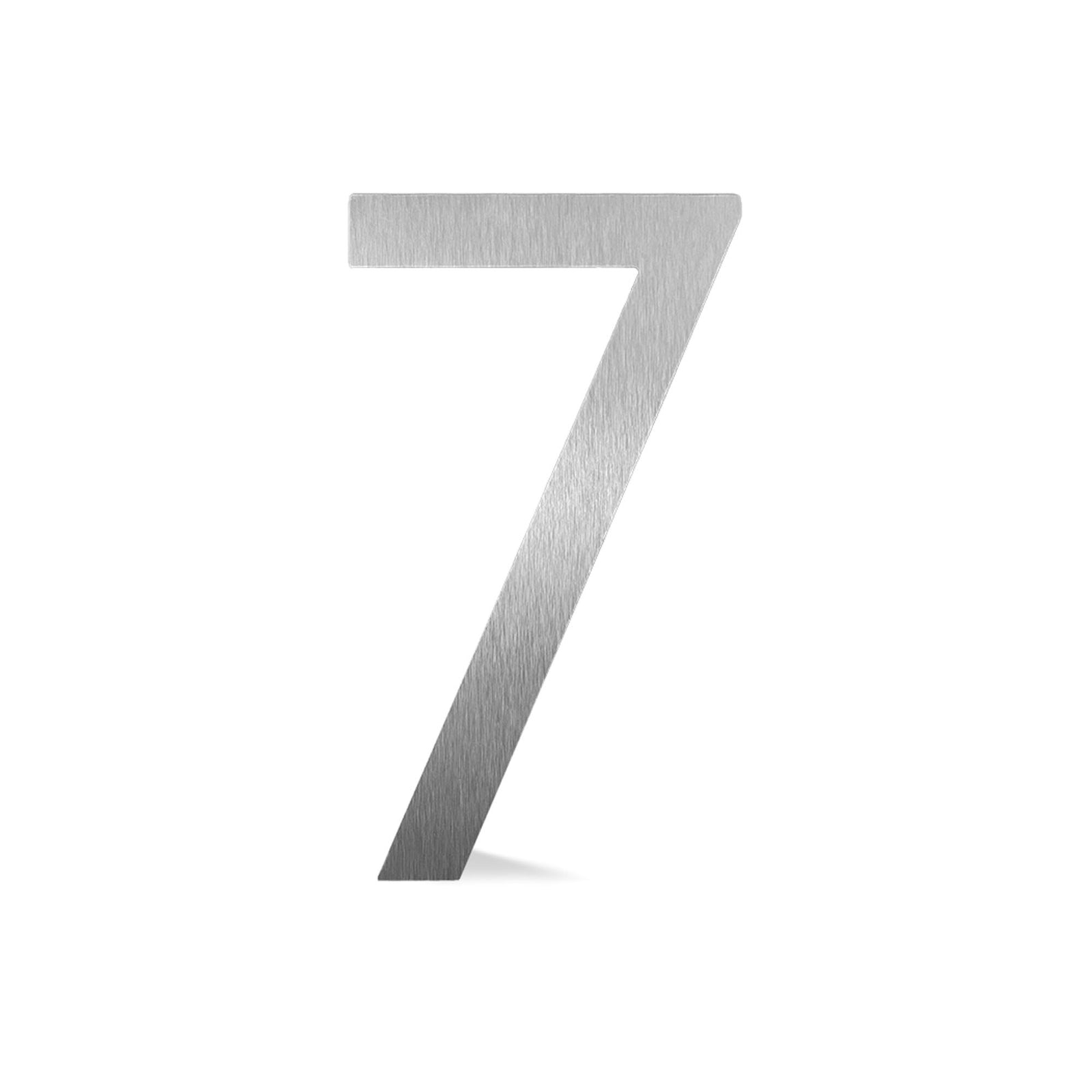 Chiffre flottant 3D de 9'' en alumipanel, #7 (aluminium)