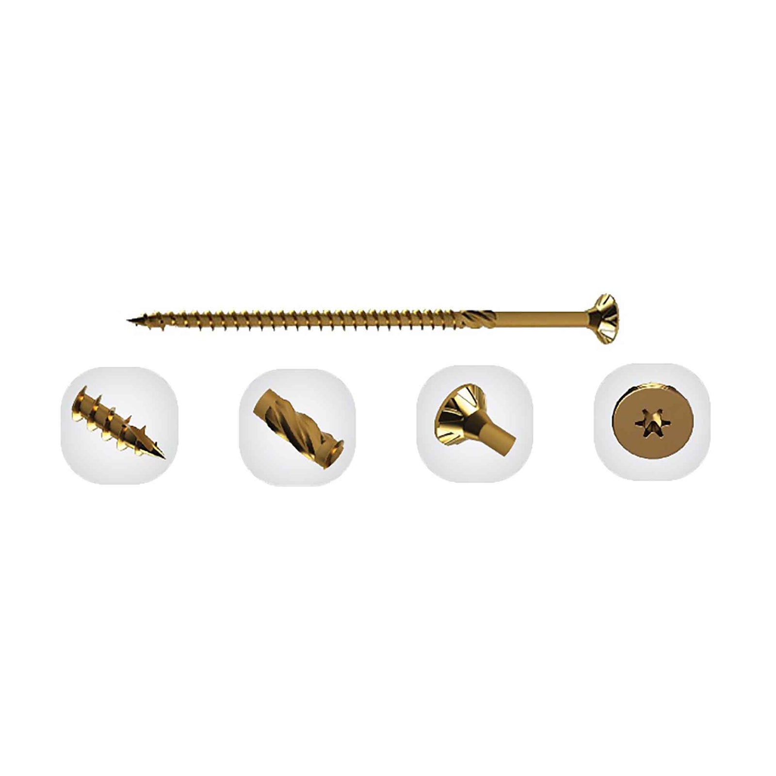 Vis Universelle U2 Fasteners, #9 x 3-1/8" (330 unités)