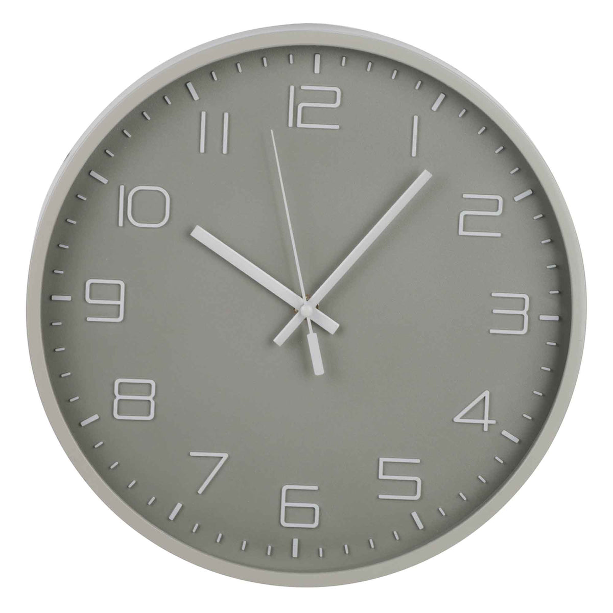 Horloge murale de 12&quot;, vert sauge