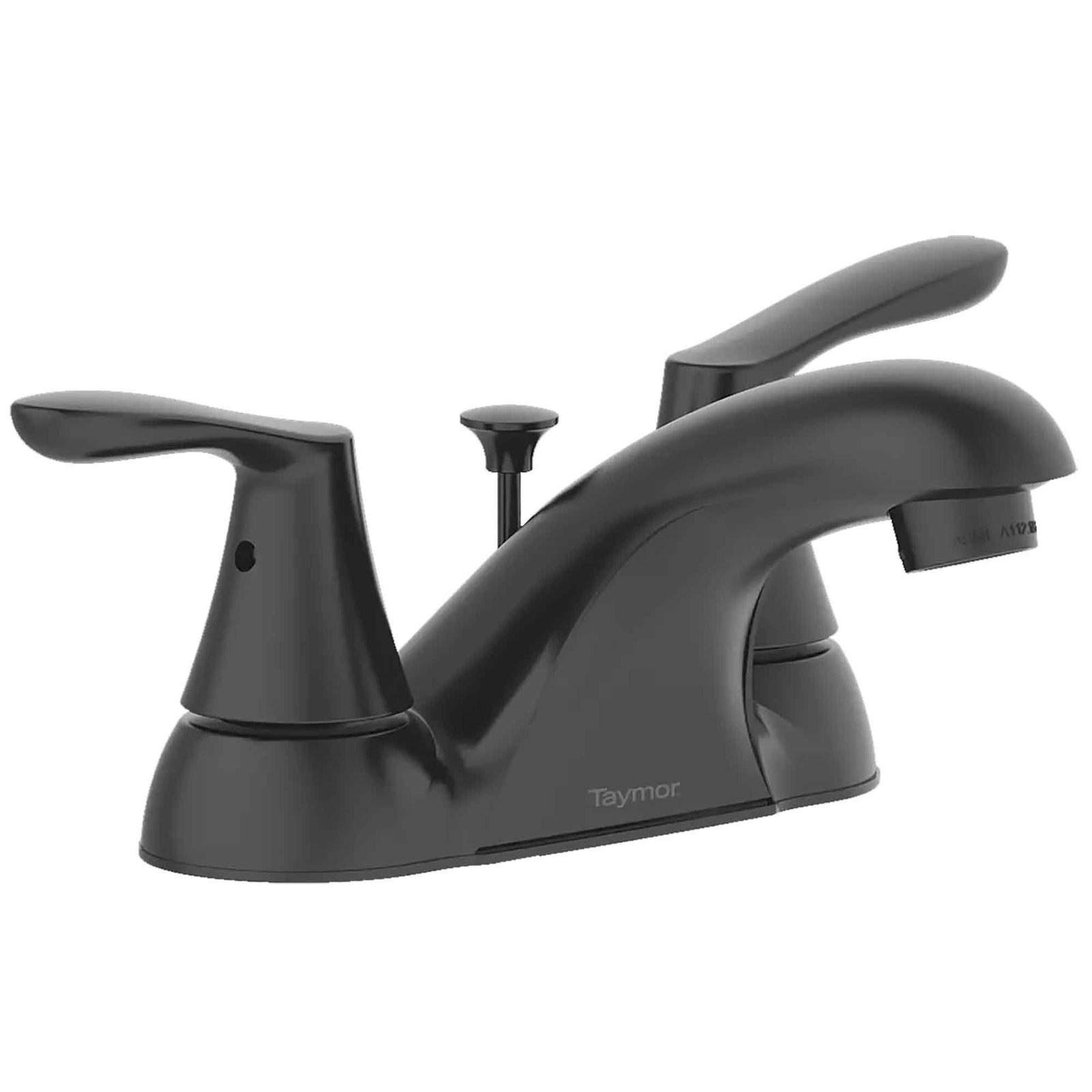 Robinet de lavabo à 2 poignées Infinity, noir mat