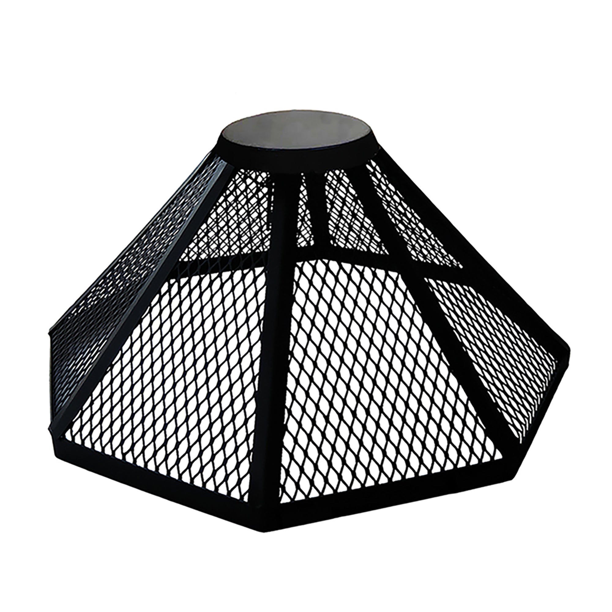 Pare-étincelles en acier pour foyer BBQ à blocs, 27'' x 13-5/8''