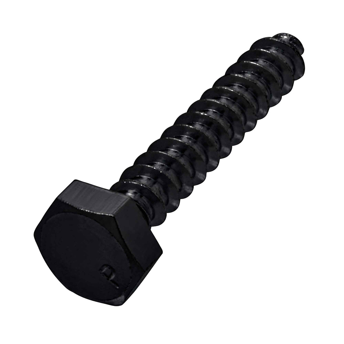 Tire-fond hexagonal noir, 1/4'' x 2" (25 unités)