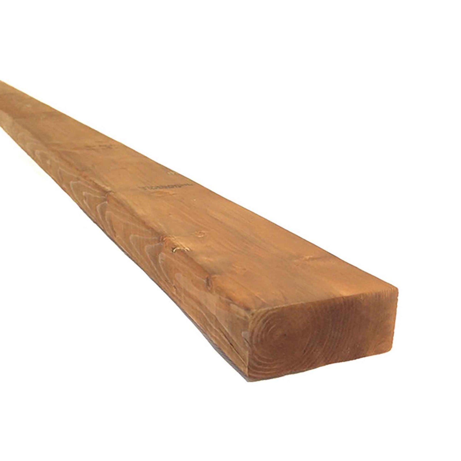 Bois traité brun de Première Qualité, 2" x 3" x 8'