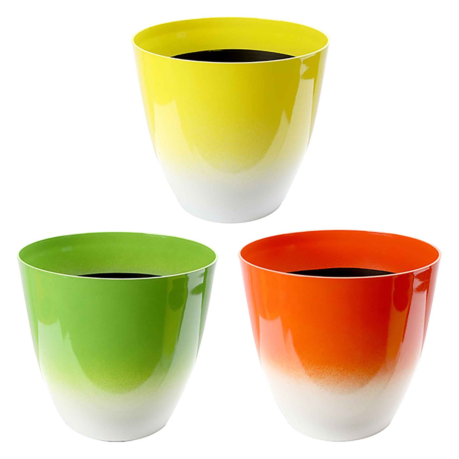 Pot rond à finition émaillée, 11,4'' x 10,6'' (choix entre 3 couleurs)