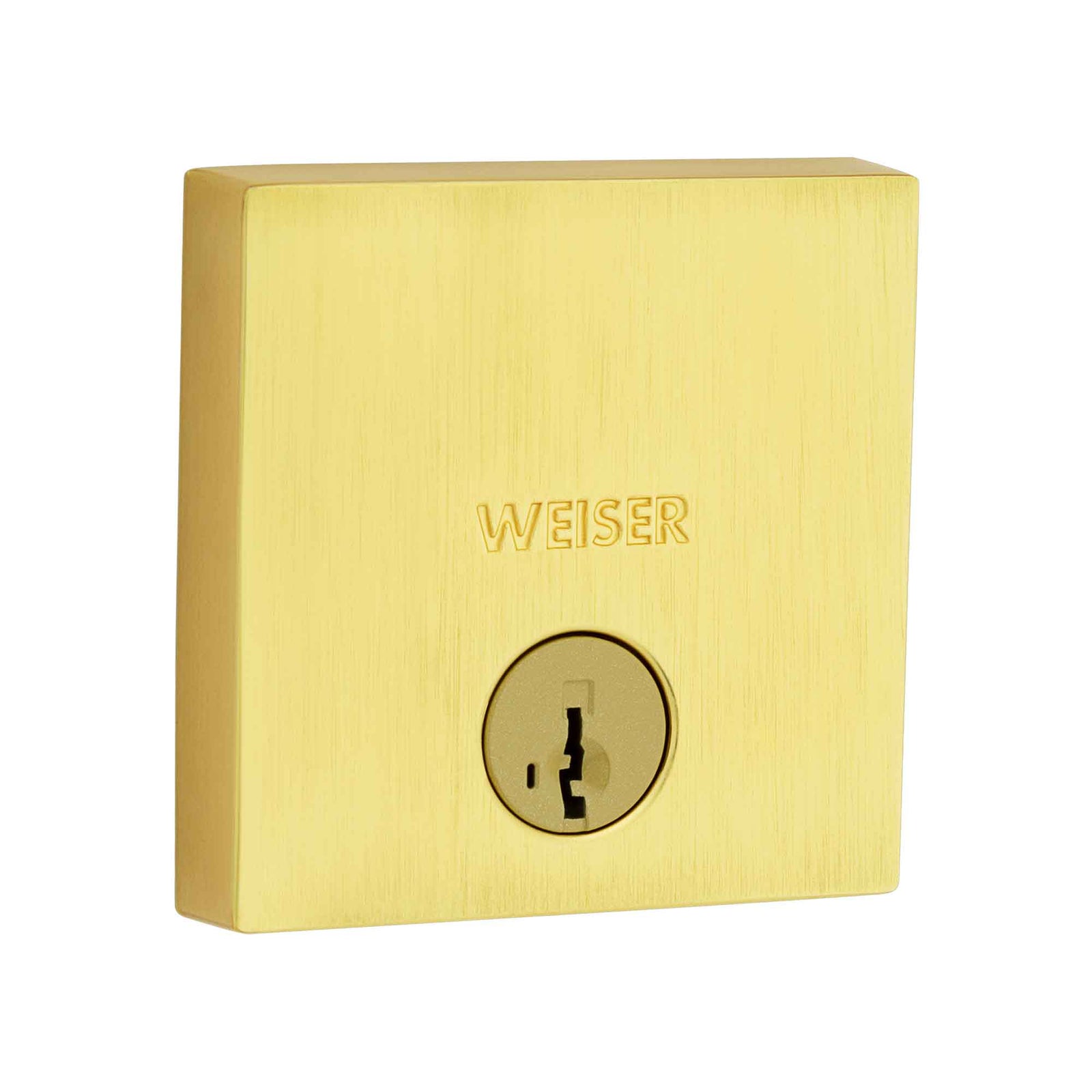 Pêne dormant Downtown, laiton satiné