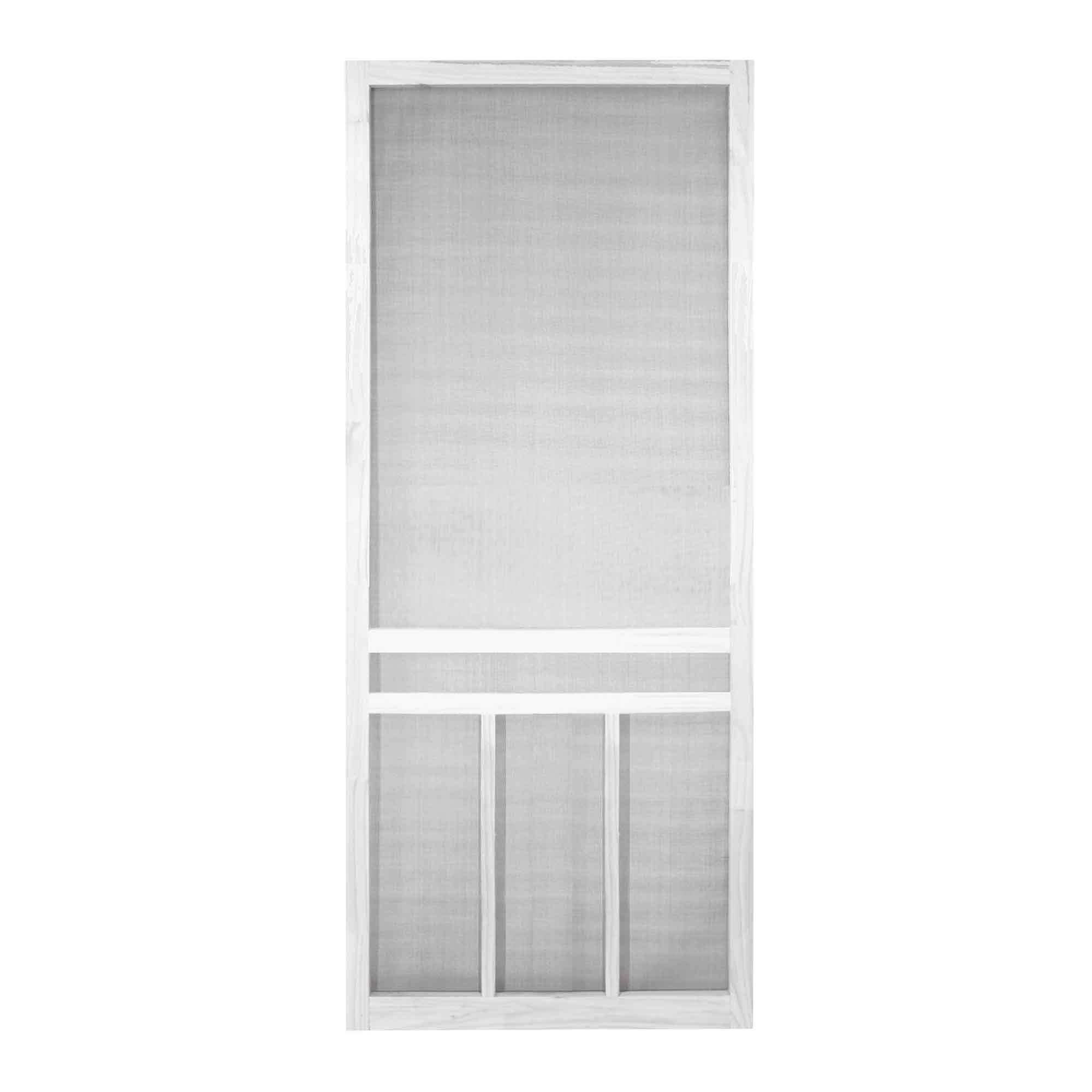 Porte moustiquaire de style barre en T, 33'' x 81'' x 1-1/8''