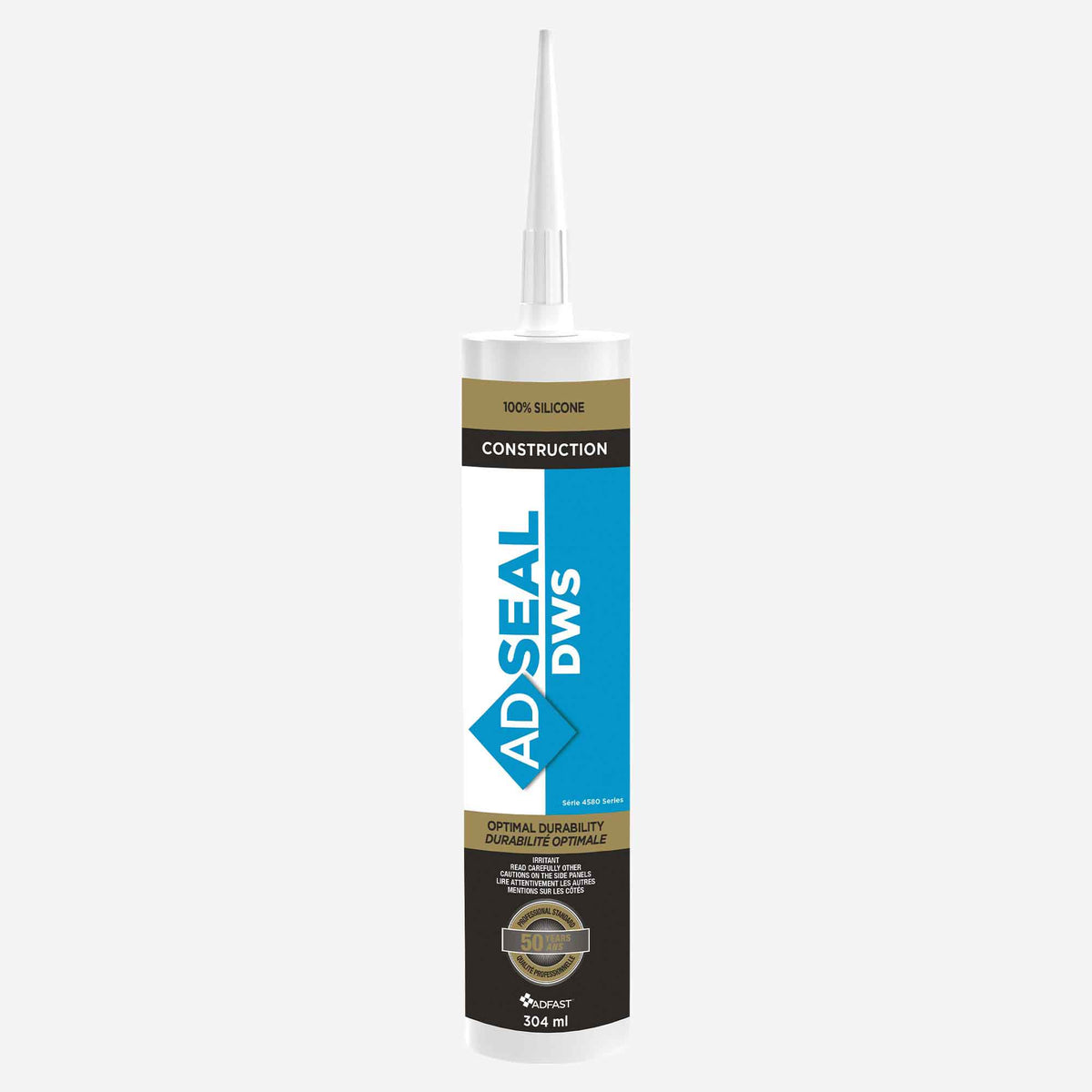 Scellant adhésif silicone neutre d&#39;étanchéité de 304 ml, minerai de fer (458-75)