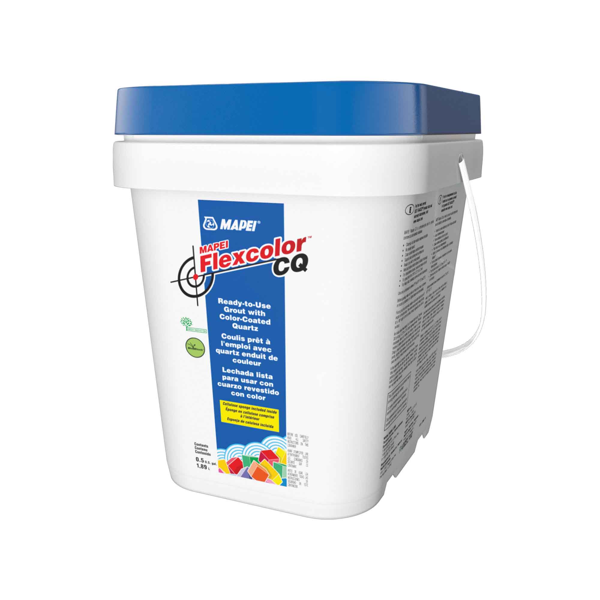 Coulis prêt à l’emploi avec quartz enduit de couleur Flexcolor CQ de 1,89 L, argent #27