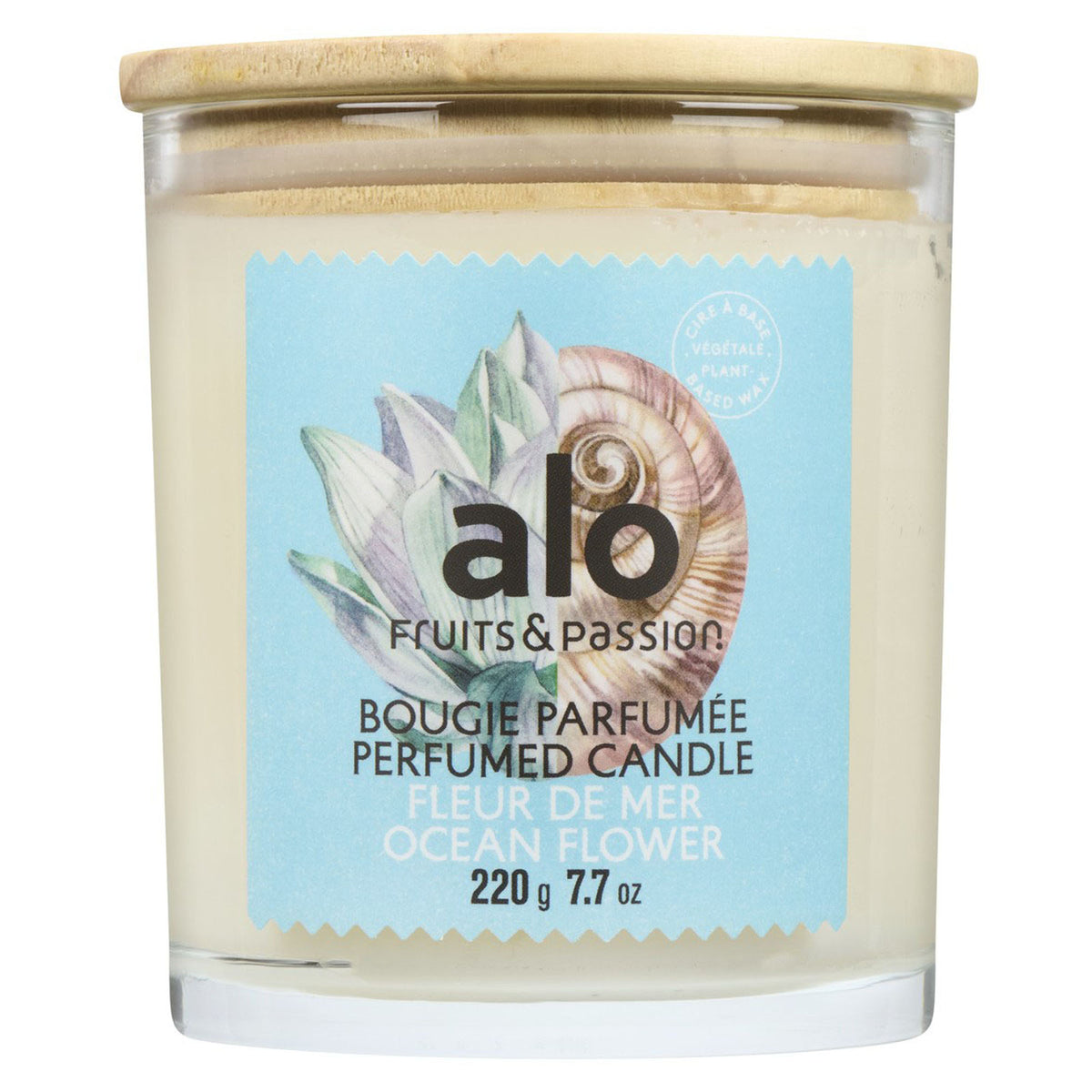 Bougie parfumée alo, fleur de mer