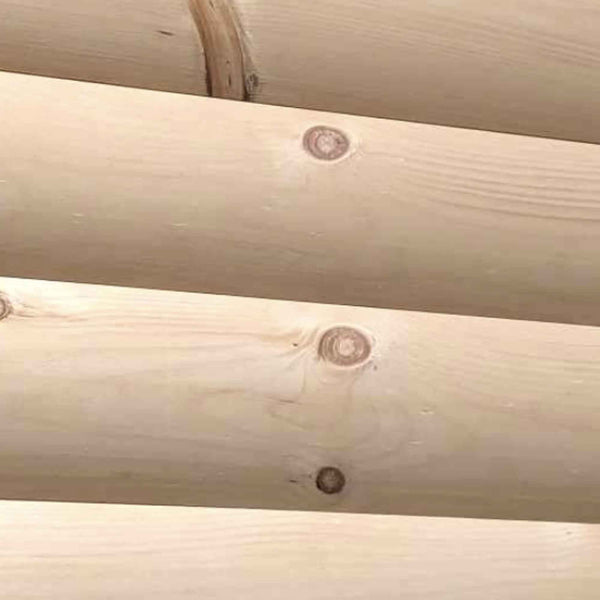 Lambris de pin blanc à imitation bois rond de grade #1 et #2, 1-1/4
