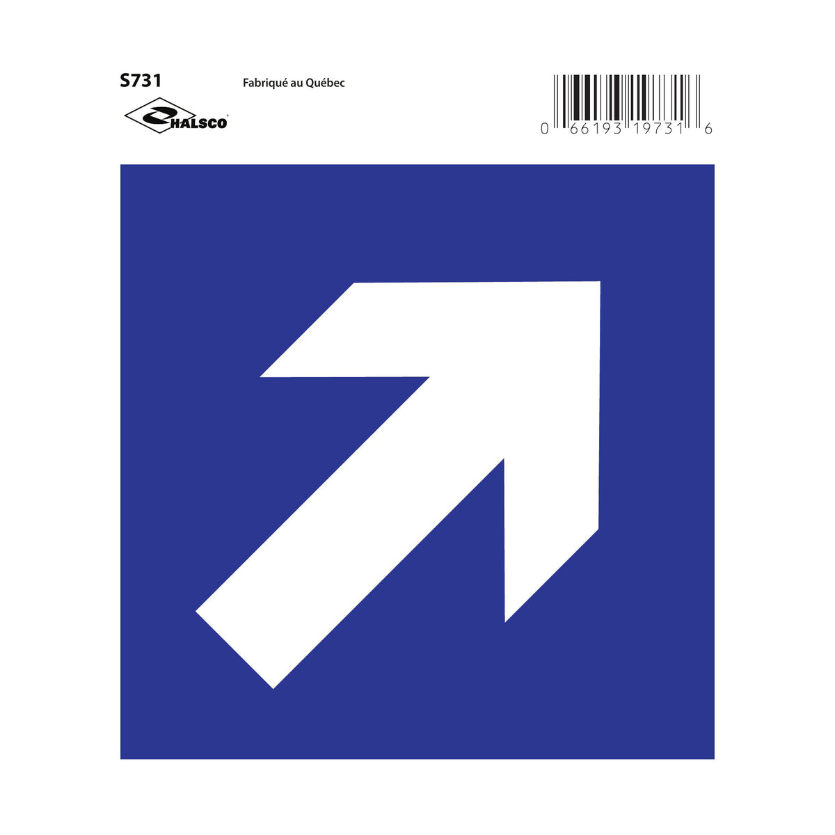 Affiche "Flèche directionnelle", 5-1/2" x 5-1/2"