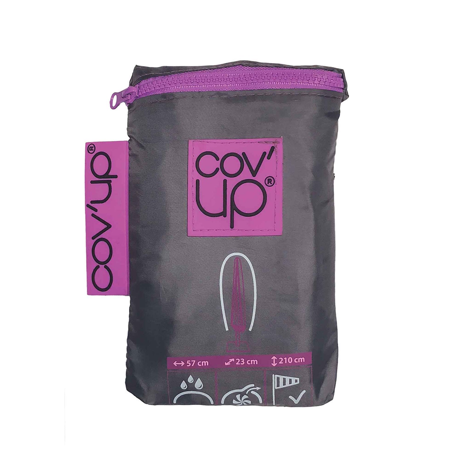 Housse d'extérieur pour parasol Cov'Up, 23'' x 9'' x 83''