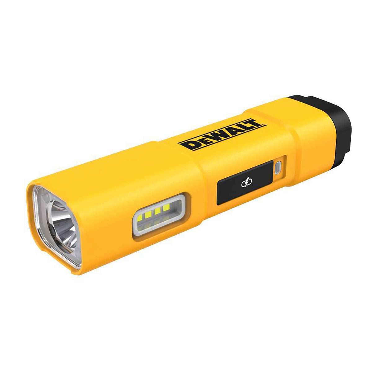 Lampe de poche DEL rechargeable, jaune