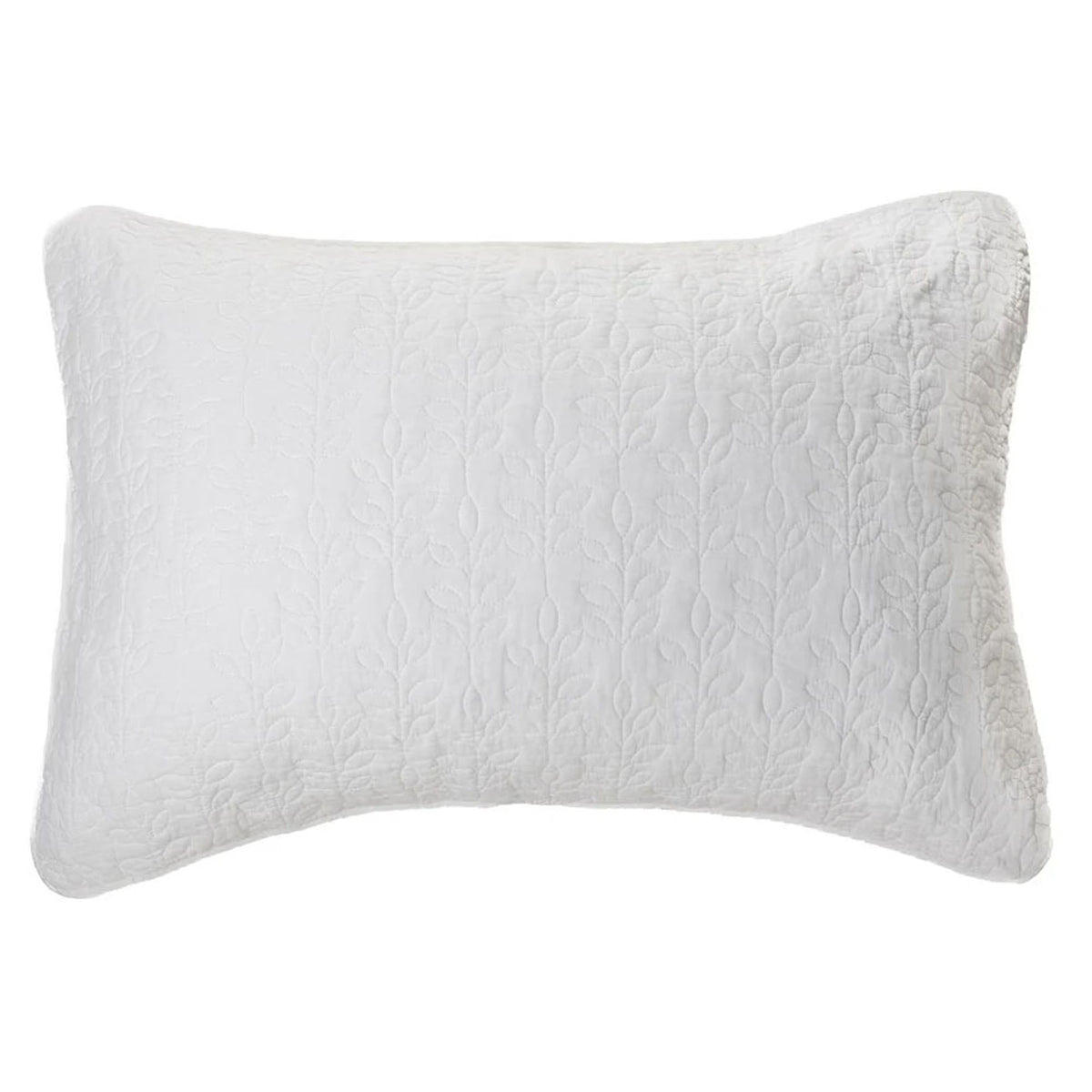 Cache-oreiller Foliage blanc, Queen