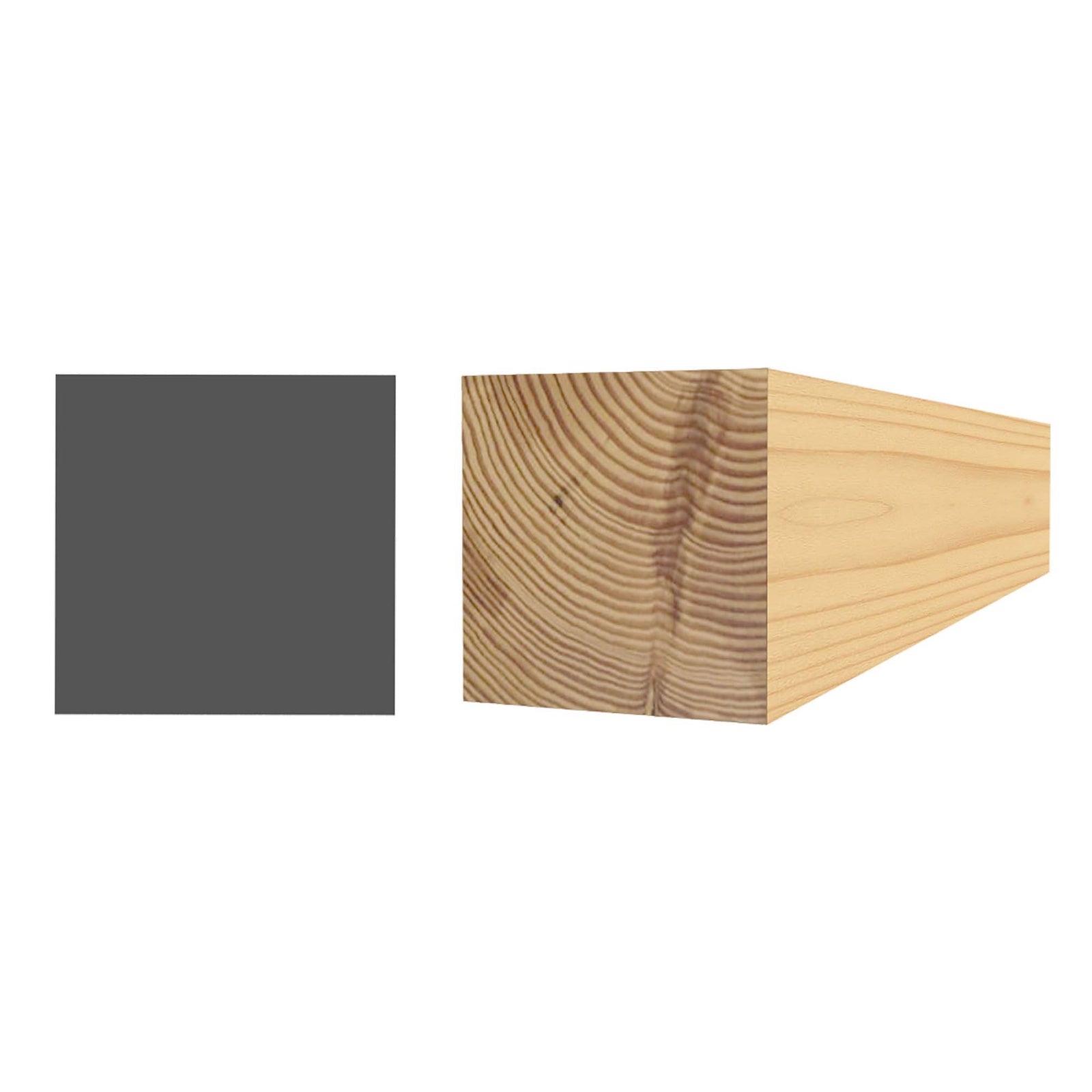 Carré en pin jointé 3/4" x 3/4" x 8'