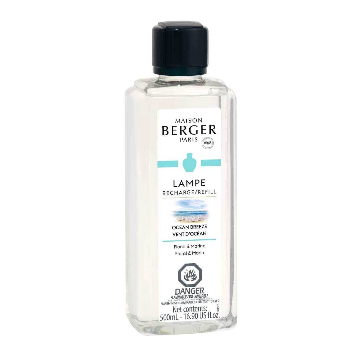 Recharge pour lampe aromatique de 500 ml, vent d’océan